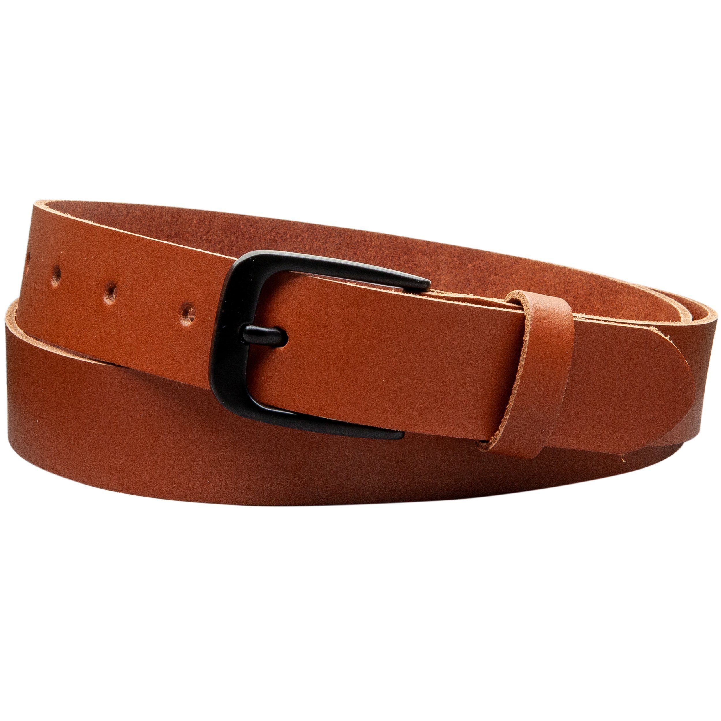 COLOGNEBELT Ledergürtel C18-SL Schlicht dennoch modern mit Dornschließe, MADE IN GERMANY mehr