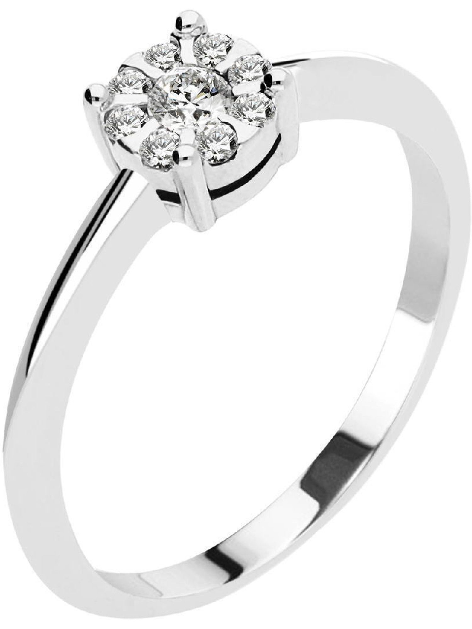 CHRIST Diamantring CHRIST Damen-Damenring 585er Weißgold 1 Diamant günstig online kaufen