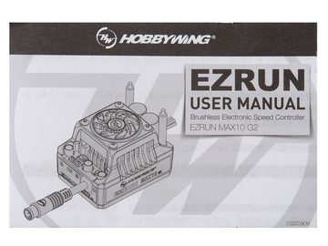 Hobbywing Hobbywing Ezrun MAX10 G2 Regler 80 Amp, 2-3s LiPo, BEC 5A HW30102604 RC-Fernsteuerung