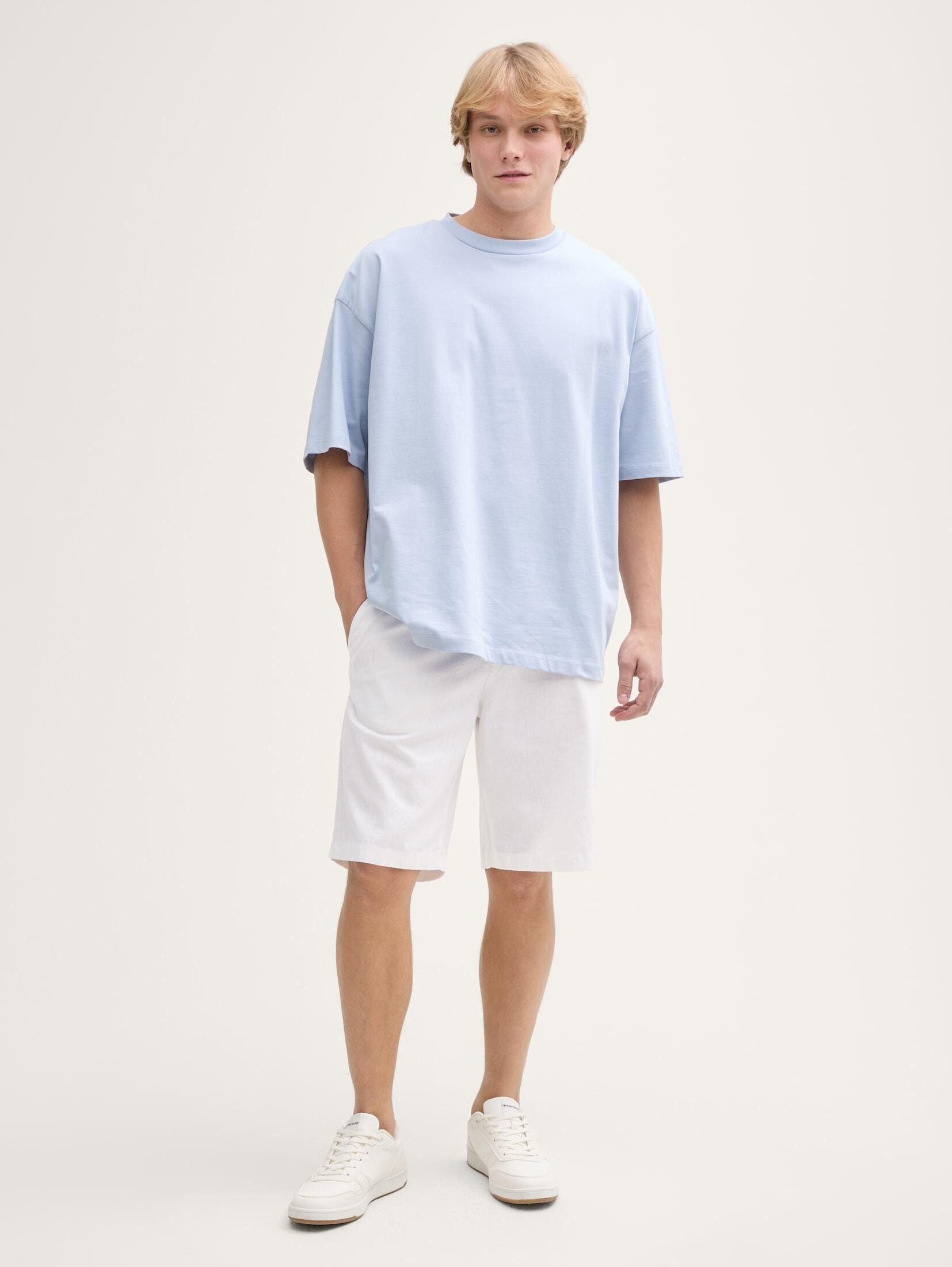 TOM TAILOR Denim Shorts Hosen & Chino Relaxed Shorts mit Leinenanteil günstig online kaufen