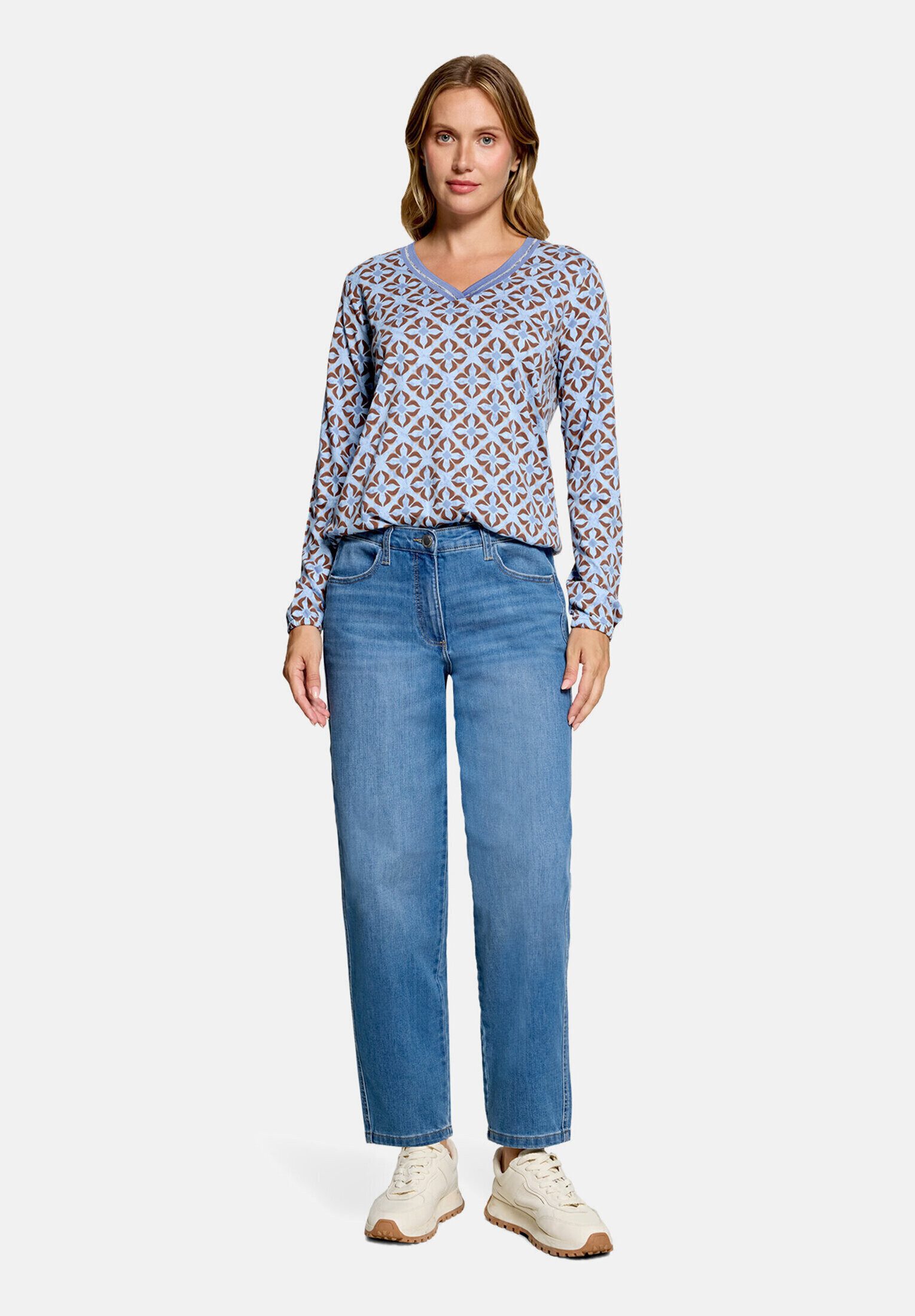 Betty Barclay Kurzarmshirt Damen mit Gummizug (1-tlg)