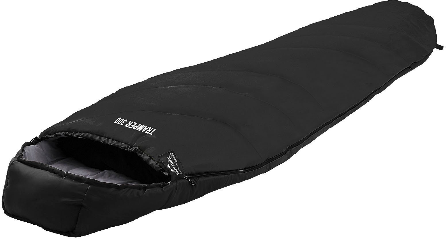 EXPLORER Mumienschlafsack Tramper 300 Camping Schlafsack 230x80x55cm Outdoor -16°C