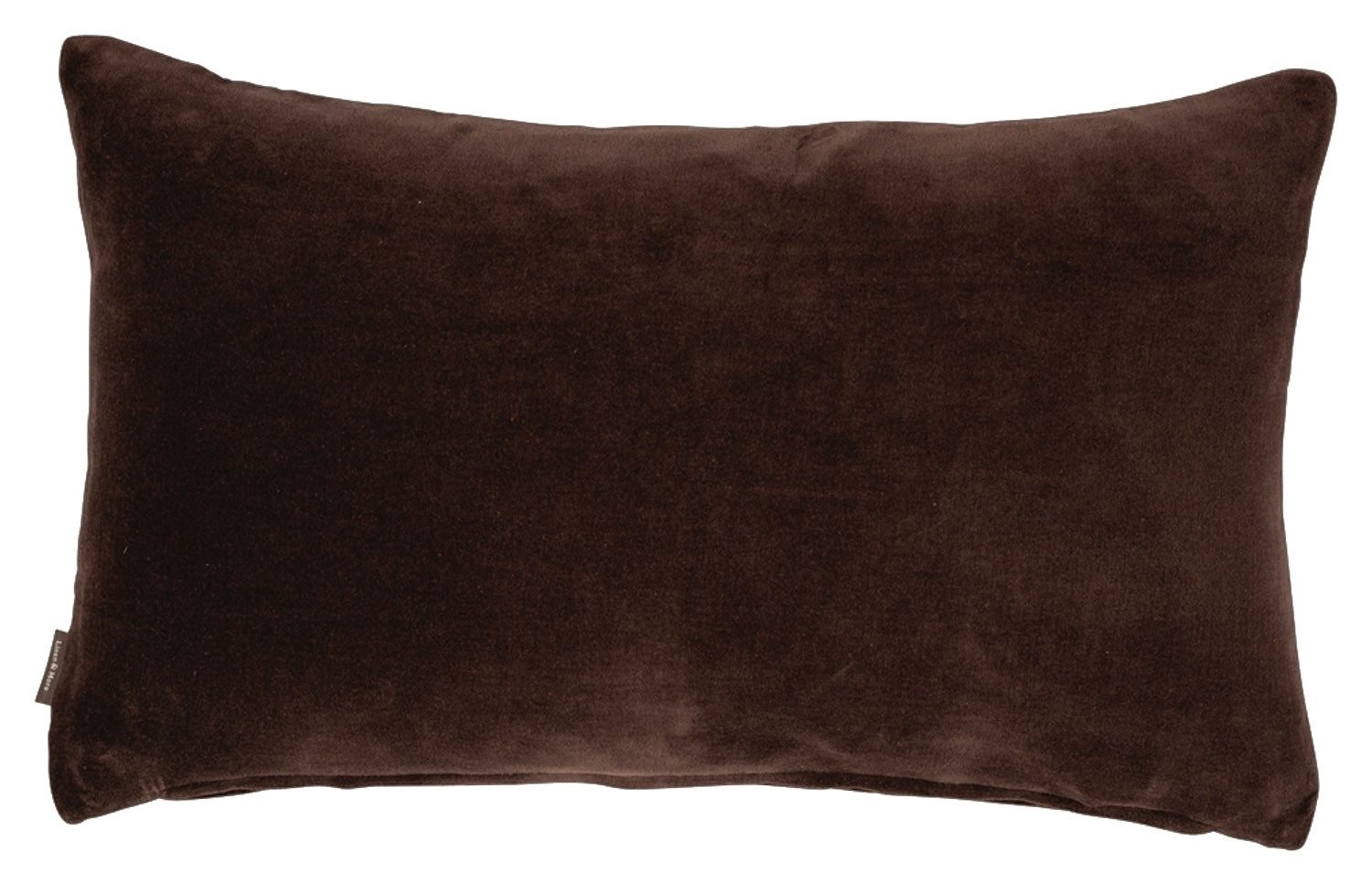 Dekokissen DAYNA, 50 x 30 cm, Braun, Baumwolle, mit Reißverschluss