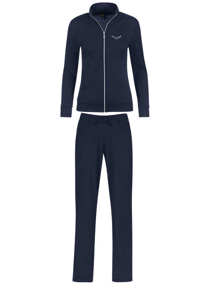 Trigema Jogginganzug TRIGEMA Freizeitanzug mit Kristallsteinen (2-tlg) günstig online kaufen