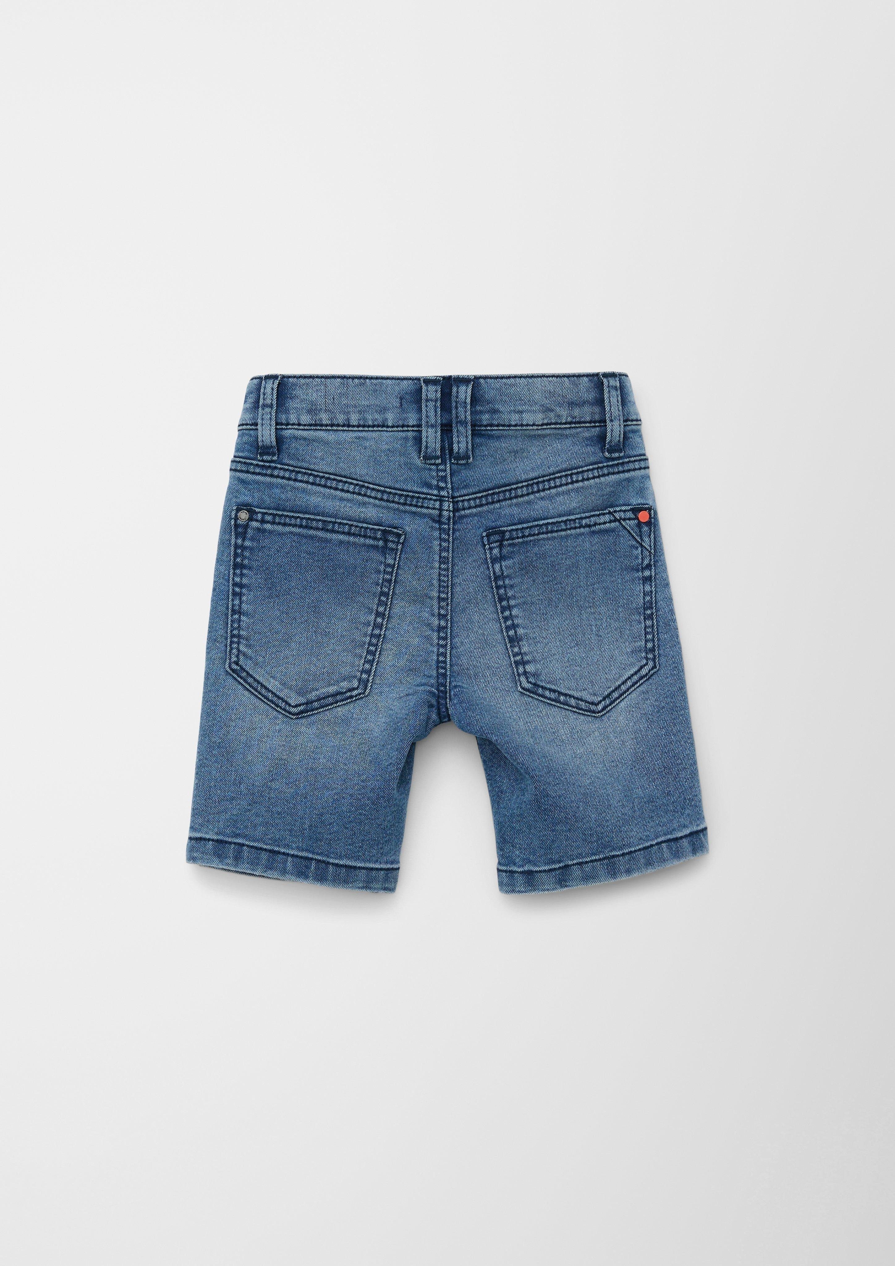 s.Oliver Jeansshorts Jeans-Bermuda Brad Rise Slim Fit Leg / / Waschung Mid / Slim