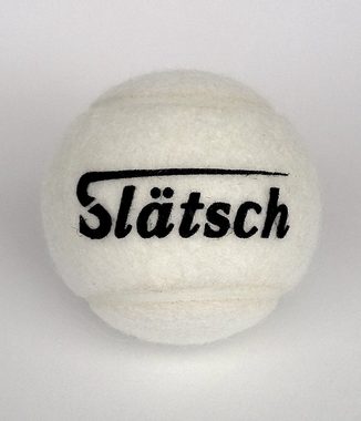 Slätsch Tennisball Weiße Tennisbälle 4er-Dose Druckbälle by Slätsch, weißer Filz