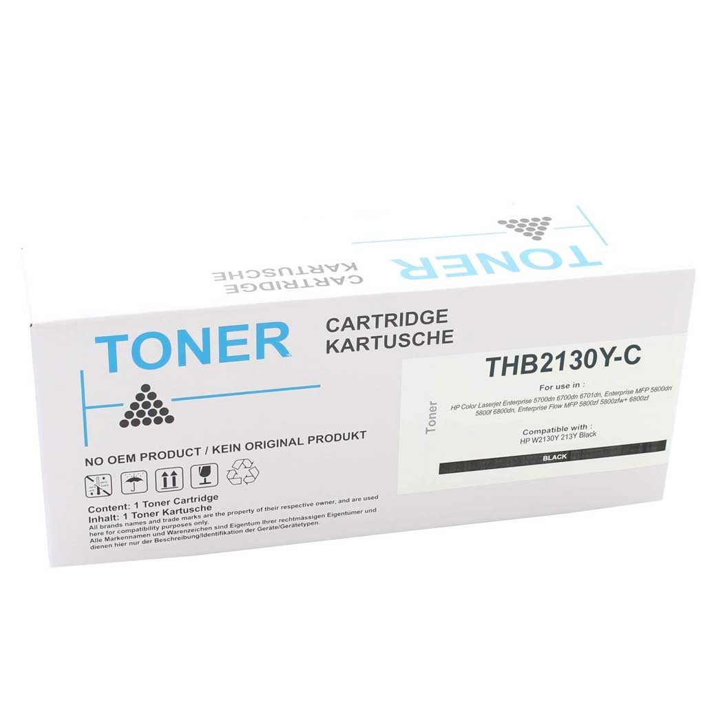 ABC Tonerkartusche Kompatibler Toner für HP 213Y W2130Y Schwarz Color Laserjet Enterprise