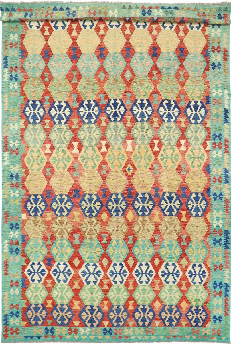 Orientteppich Kelim Afghan Heritage 304x504 Handgewebter Moderner Orientteppich, Nain Trading, rechteckig, Höhe: 3 mm