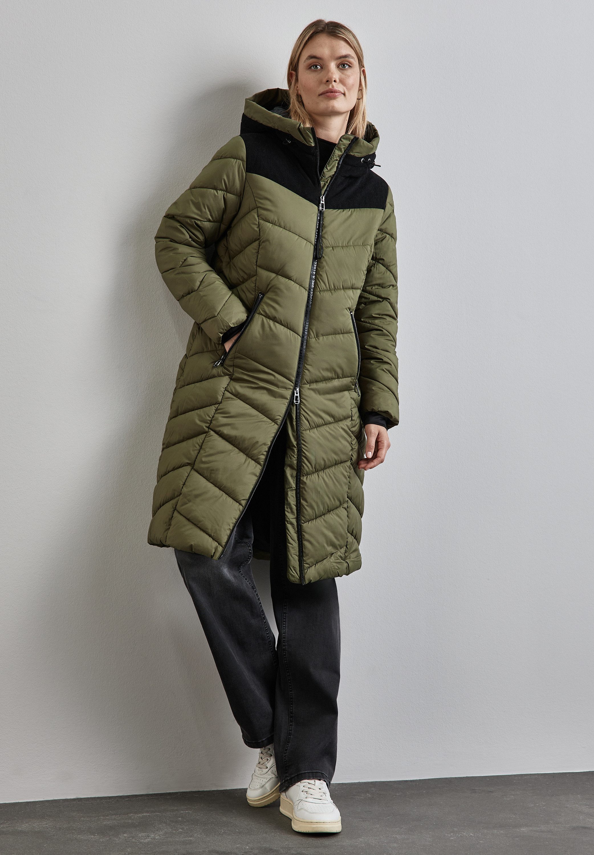 STREET ONE Steppjacke mit Kapuze