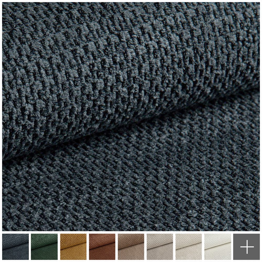 novely® Stoff DUBAI Polsterstoff Gestrickt Wasserabweisend, Schmutzabweisend, Langlebig, Hochwertig, Kuschelweich, Meterware, 1lfm – Bild 3 von 5