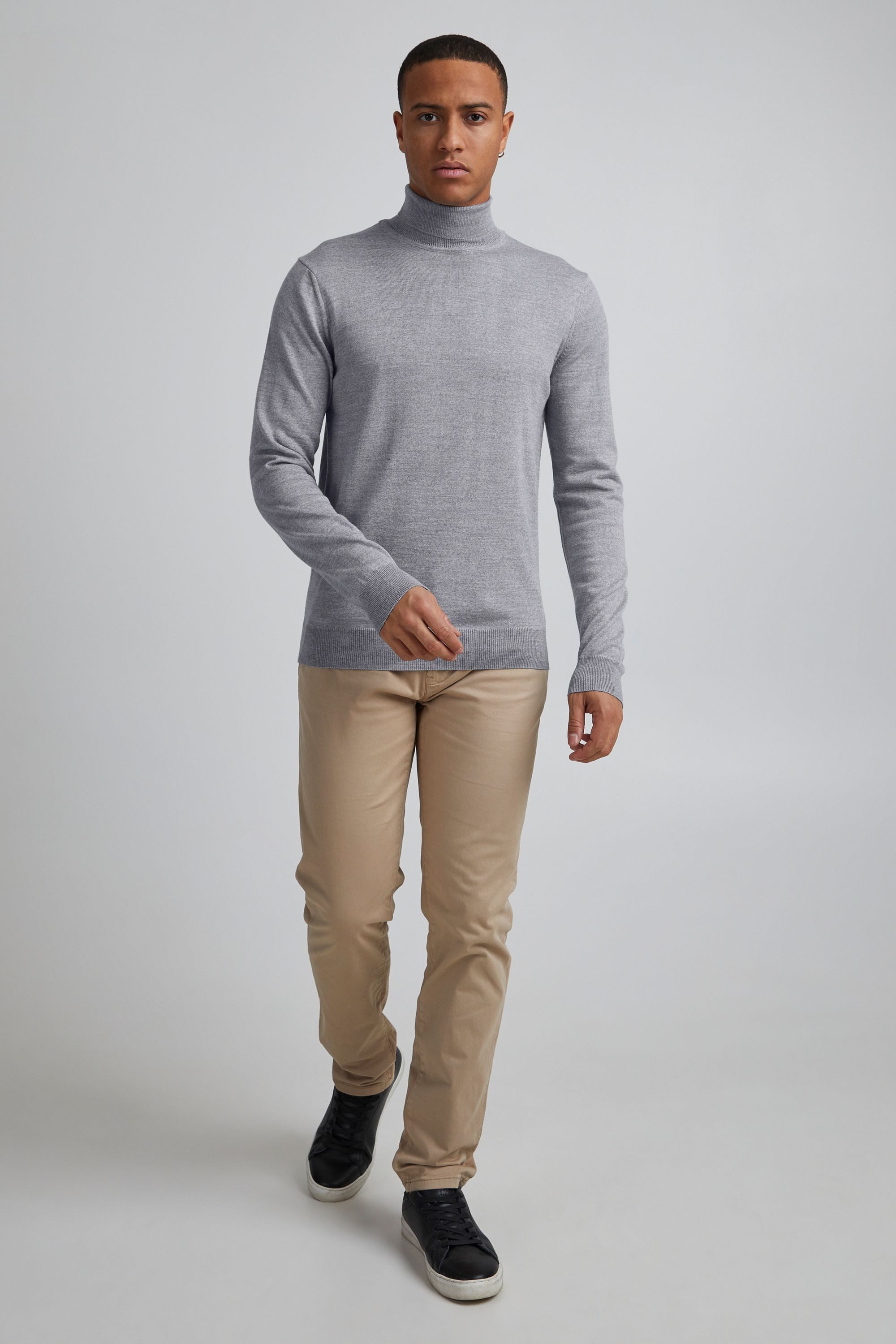 Casual Friday Strickpullover CFKonrad Klassischer Strickpullover mit Rollkragen