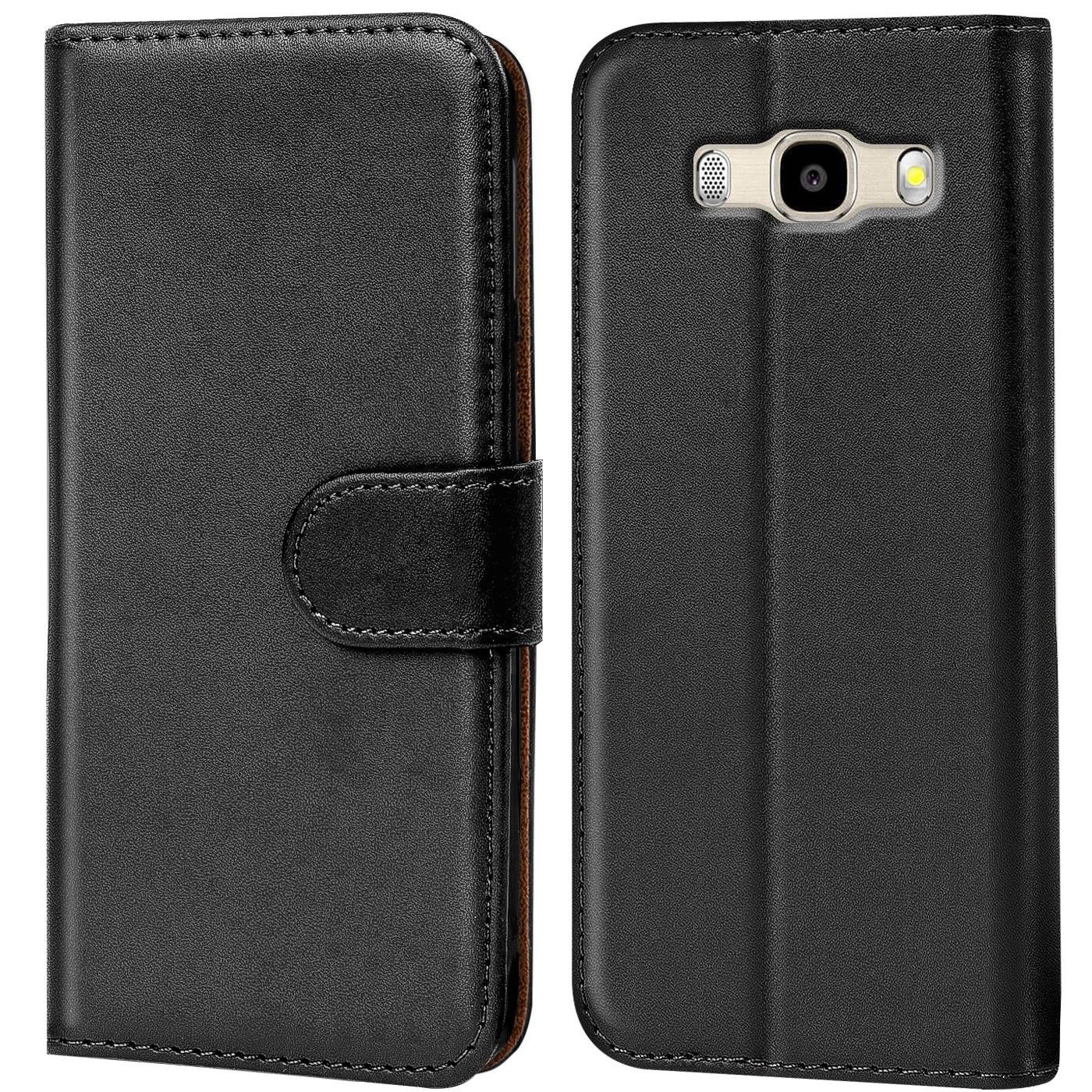 CoolGadget Handyhülle Book Case Handy Tasche für Samsung Galaxy J5 2016 (J520) 5,2 Zoll, Hülle Klapphülle Flip Cover für Samsung J5 2016 Schutzhülle stoßfest
