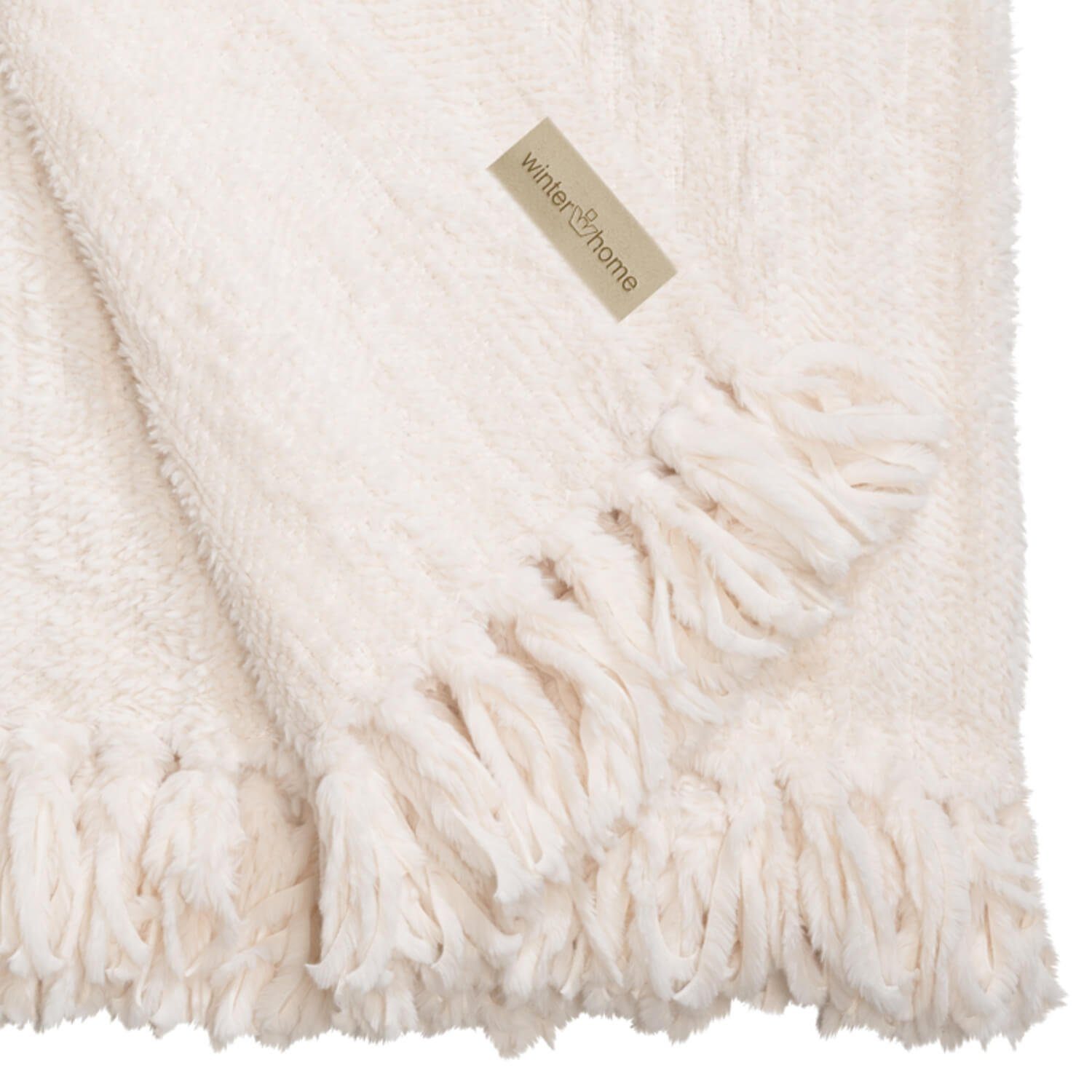 Wohndecke Alpine Yak Ivory, Winterhome, Yak-Fell