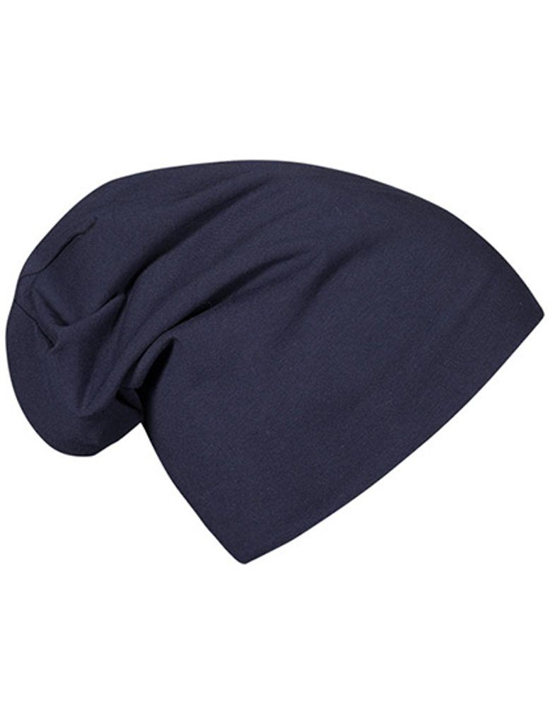 Unisex geschnitten Design Goodman Jerseymütze Tragekomfort Mütze länger angenehmer etwas Navy Beanie Leichte