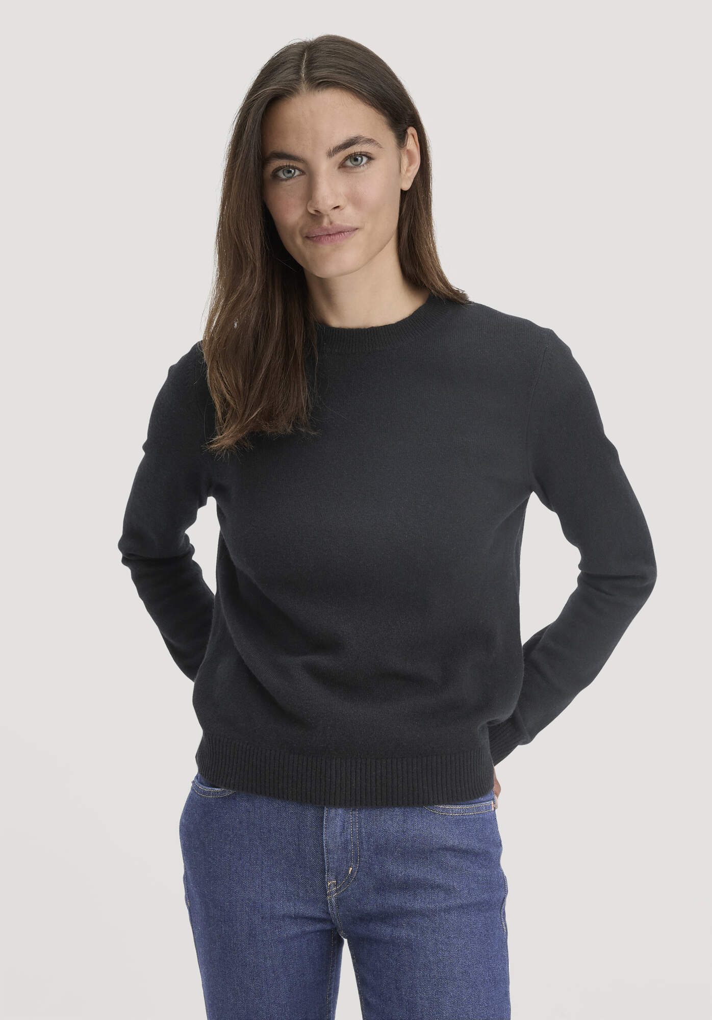 Hessnatur Strickpullover aus Bio-Schurwolle mit Kaschmir günstig online kaufen