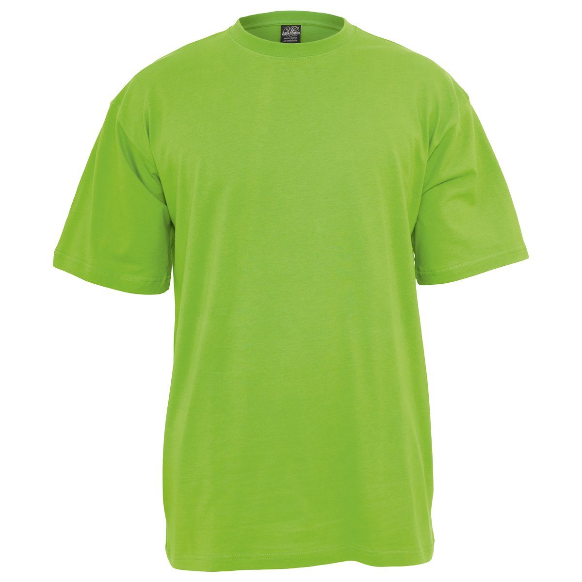 Herren Shirts Urban Classics Plus Size Rundhalsshirt Übergrößen T-Shirt hellgrün Urban Classics