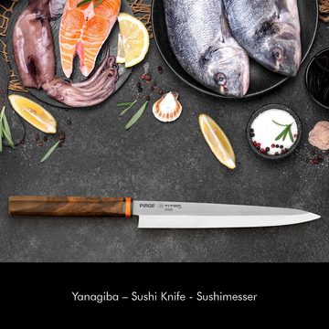PiRGE Asiamesser Yanagiba Messer Japanisches Sashimi Sushi Messer, Yanagiba