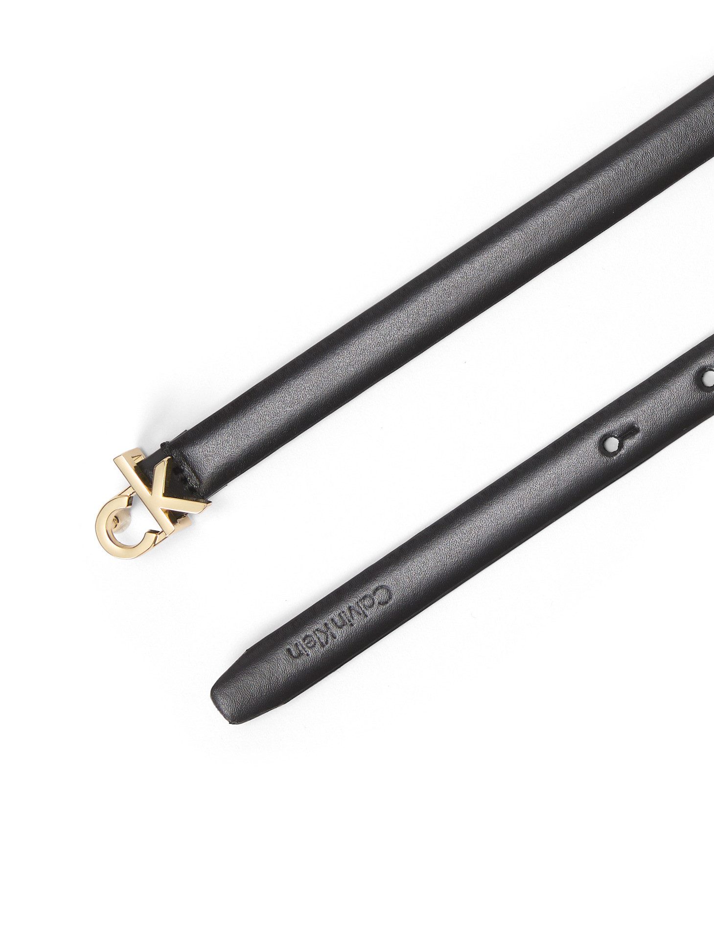 Calvin Klein Ledergürtel CK BUCKLE SKINNY günstig online kaufen
