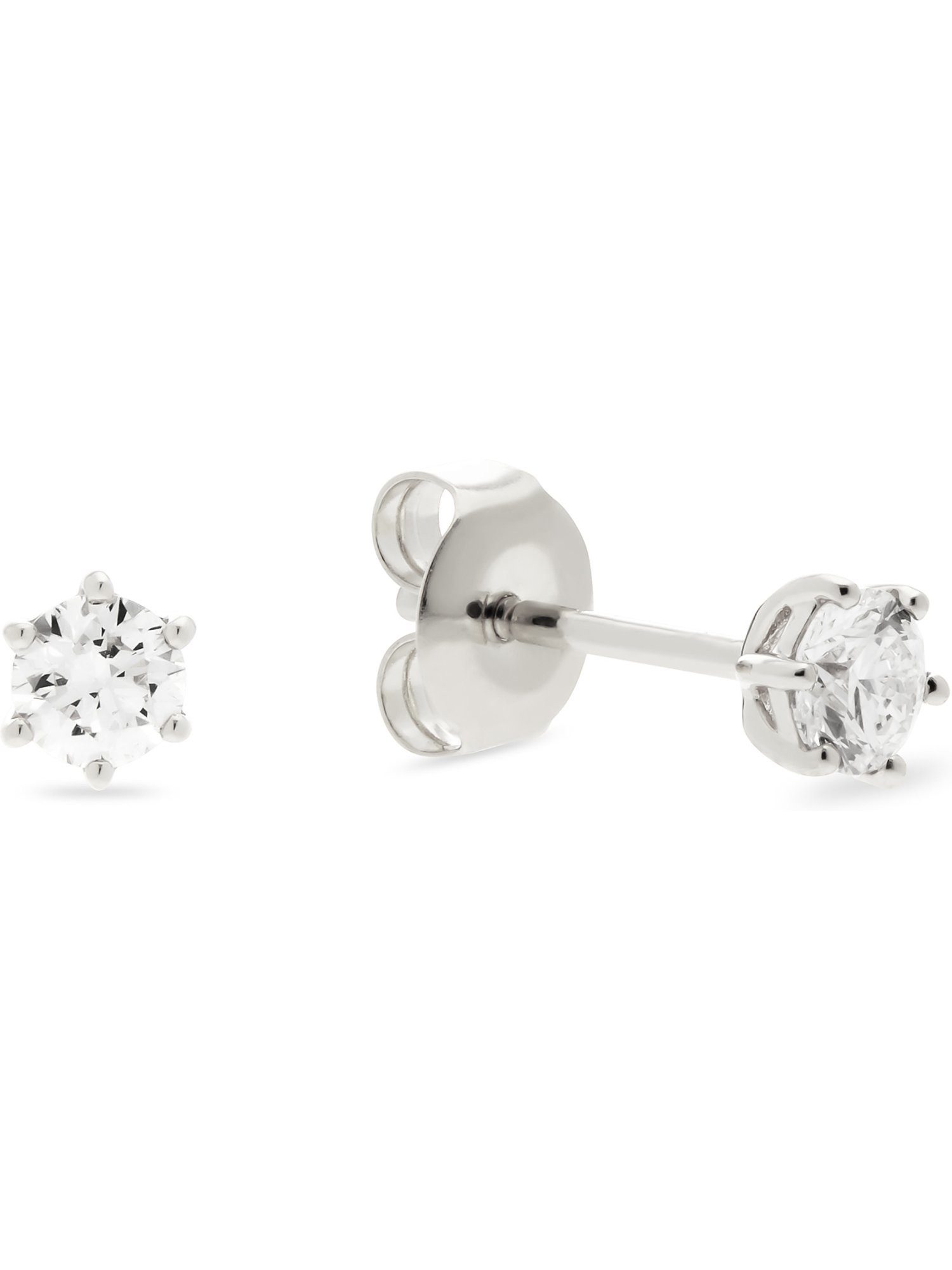 Paar Ohrstecker CHRIST Damen-Ohrstecker 2 Diamant