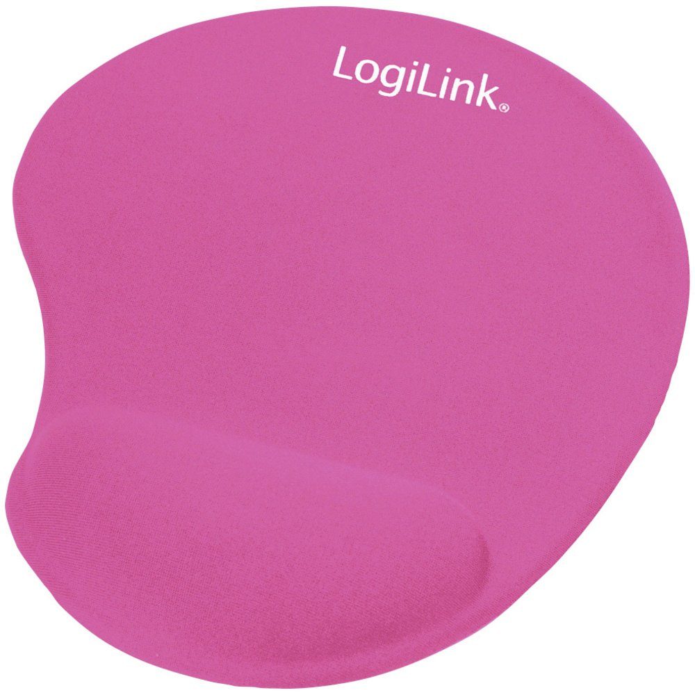 LogiLink Mauspad LogiLink ID0027P Ergonomisch Pink