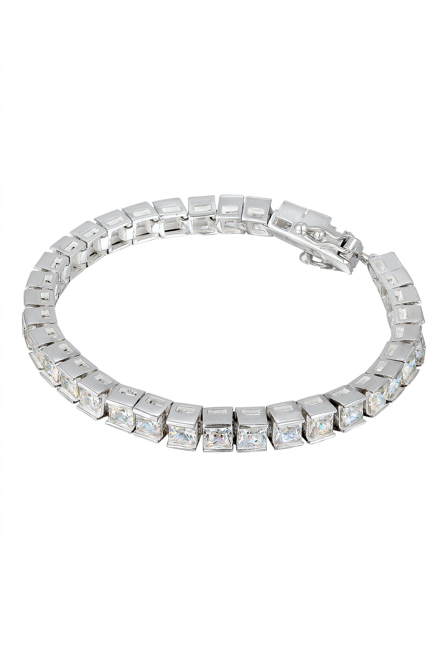 Sparkle Elli 925 Silber Tennisarmband Premium Armband Zirkonia Kristall