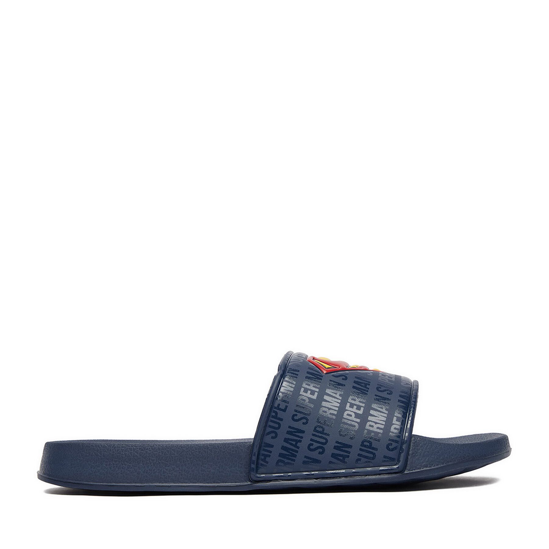 Superman Superman Herren-Flip-Flops in Marineblau Badepantolette