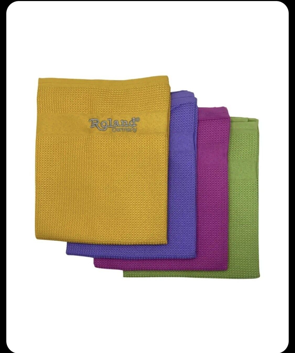 Roland Germany Putztücher Mikrofaser Reinigungstücher 4 Stück Mikrofasertuch (4-tlg)