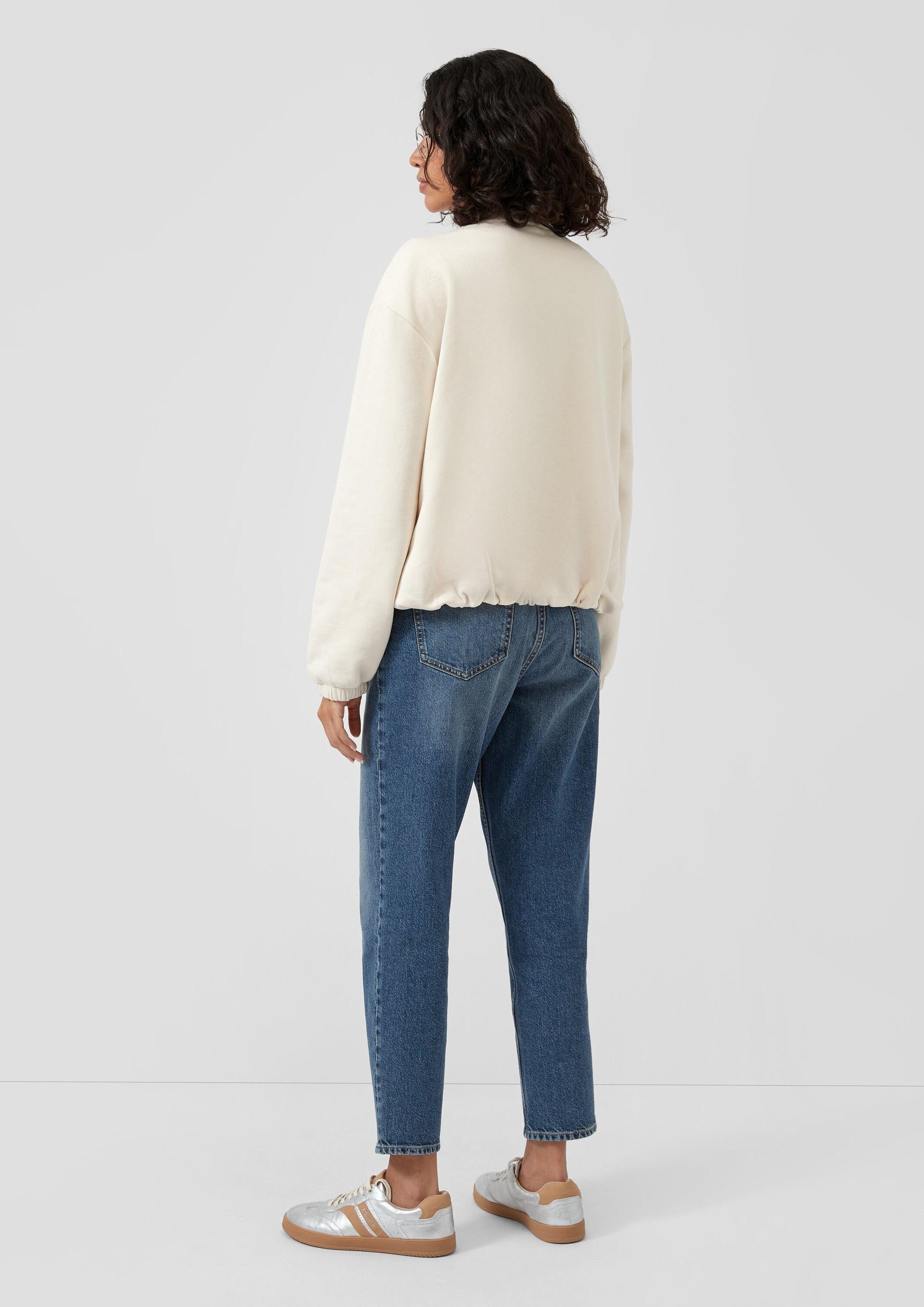 s.Oliver Slim-fit-Jeans Jeans-Hose MOM Ankle-Jeans Mom / Regular Fit / High Rise / Tapered Leg