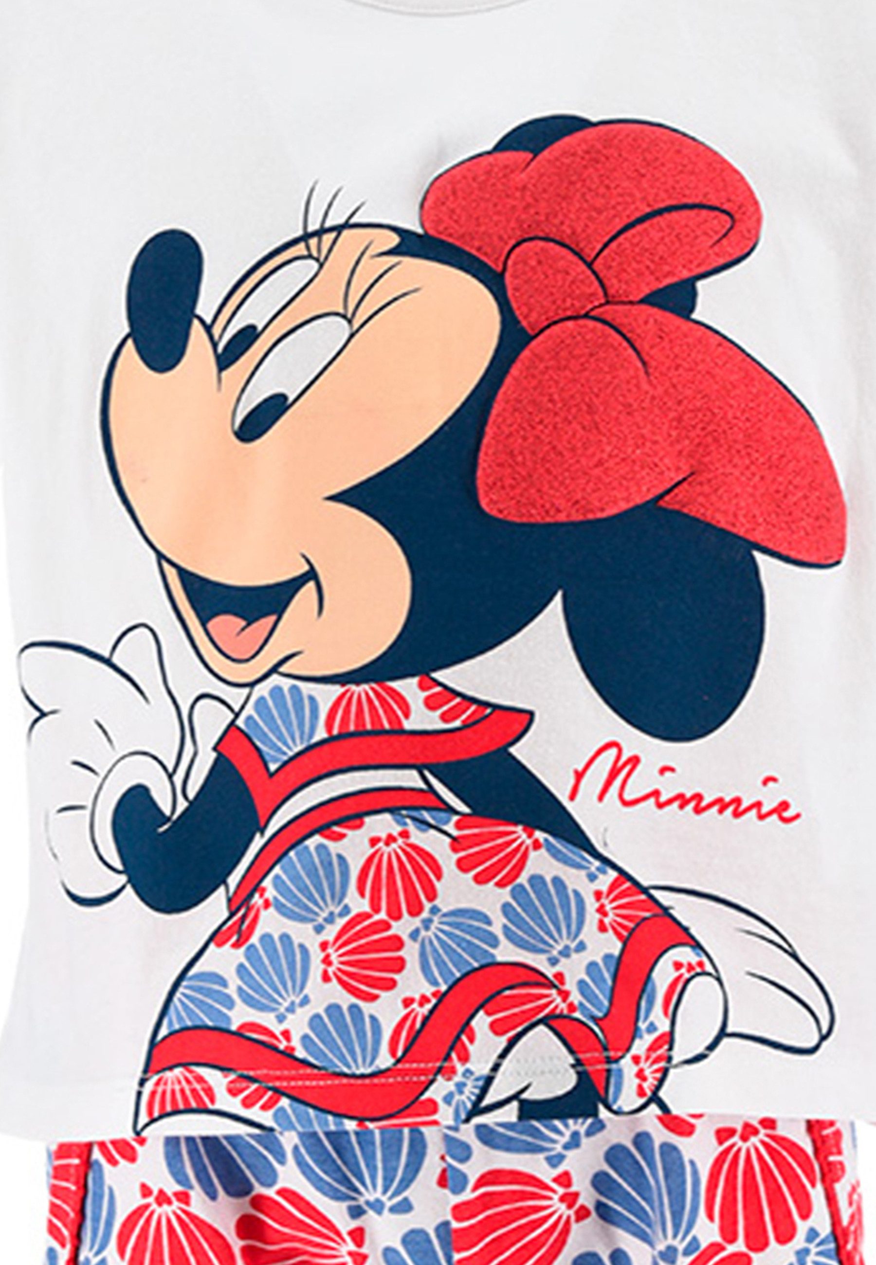 Disney Minnie Mouse T-Shirt & Shorts Bekleidungs-Set T-Shirt und Shorts Mini Maus Shorty