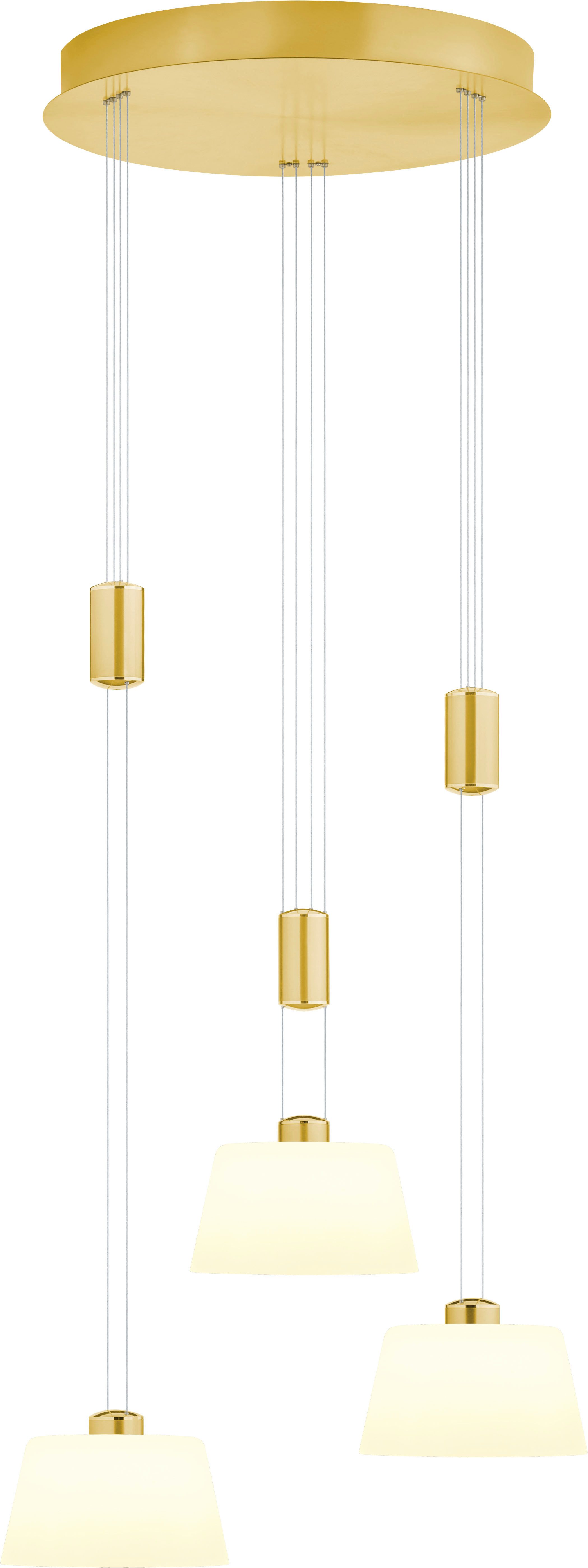 HELL höllisch gutes Licht LED Pendelleuchte ELEGANCE, LED fest integriert, Warmweiß, dimmbar über Wanddimmer, Höhenverstellbar