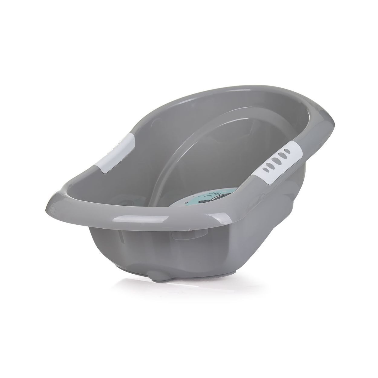 Chipolino Babybadewanne Set Noemi, Badewannenständer, klappbar, Wasserablauf, Ablagefächer, 88 cm – Bild 4 von 5