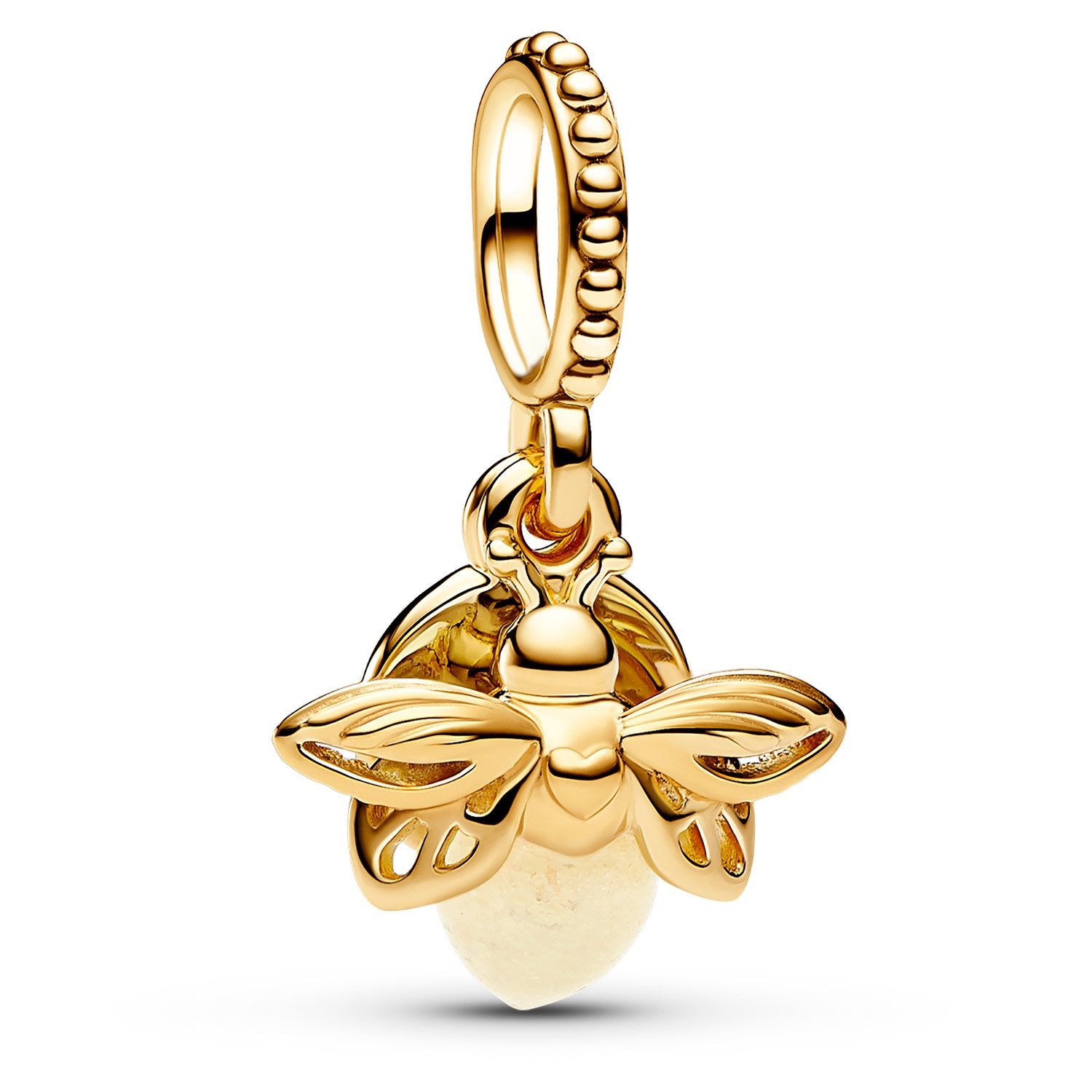 Pandora Charm-Armband Goldfarben Leuchtendes Glühwürmchen Geschenkset günstig online kaufen