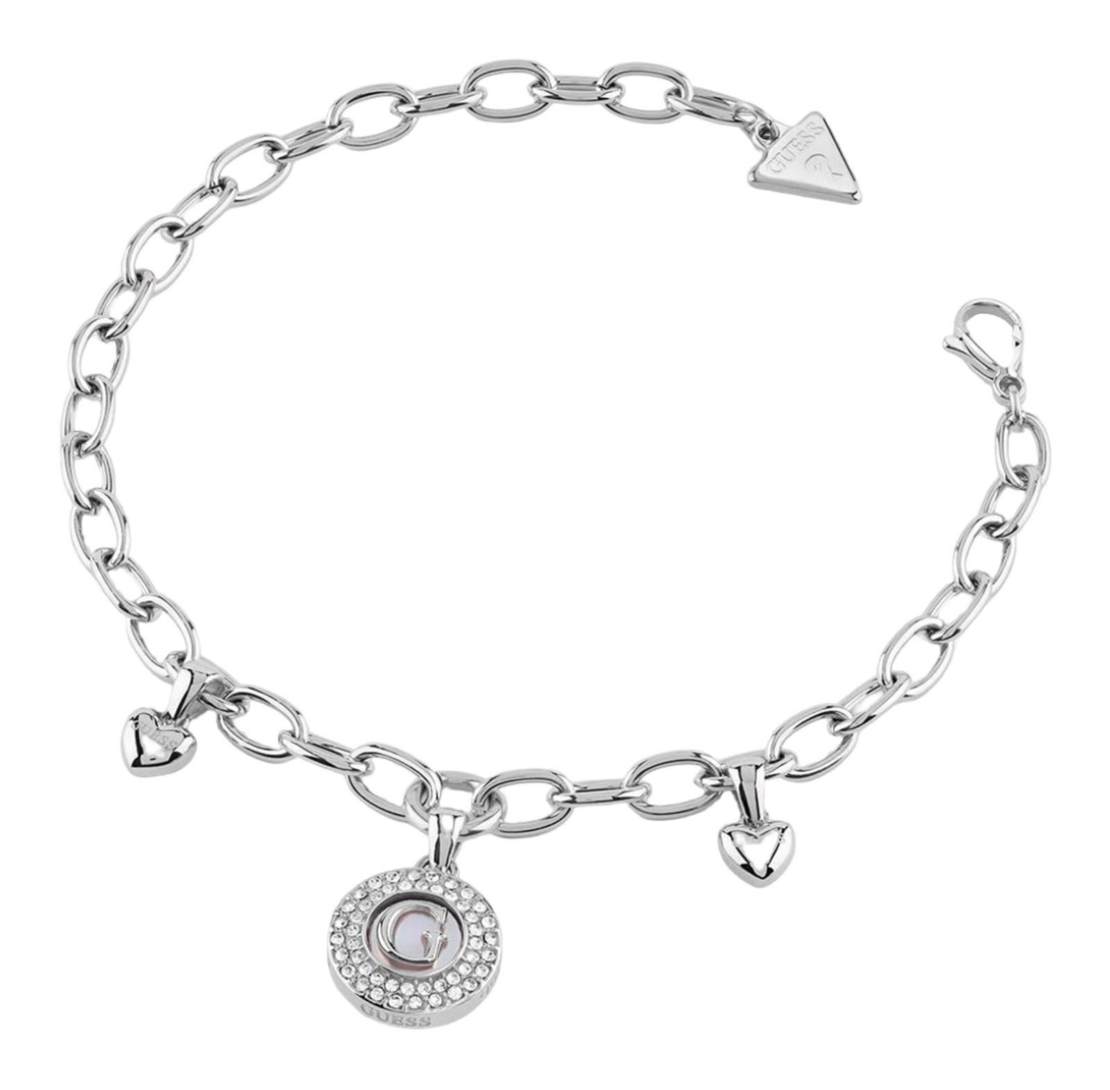 Guess Gliederarmband Pearly G Multi Charm Bracelet
