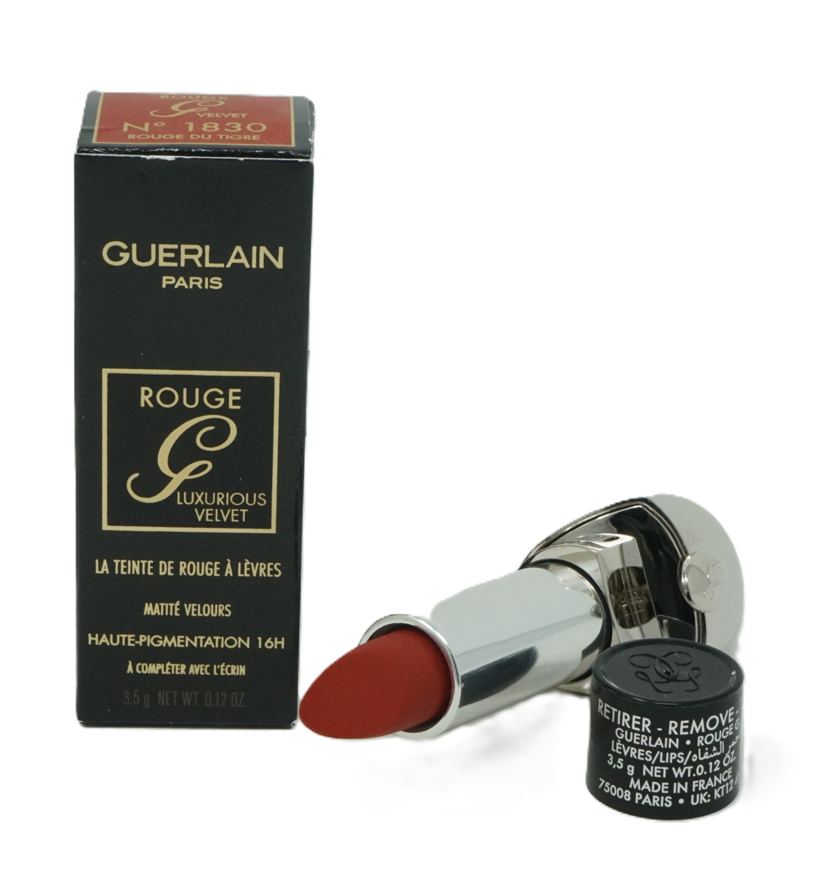 Lippenstift Guerlain Rouge G Velvet Lippenstift No1830 Rouge du Tigre