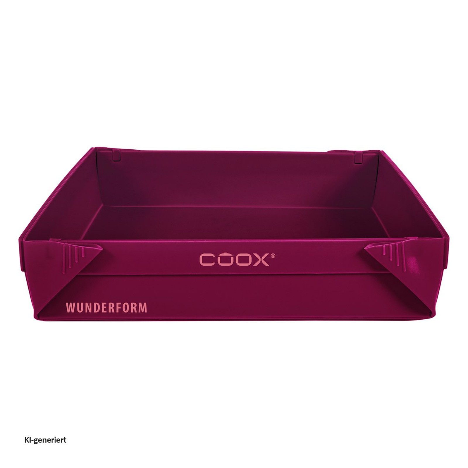 coox Auflaufform Backform Silikon für Blechkuchen und Aufläufe, Silikon, (1-St), Wunderform