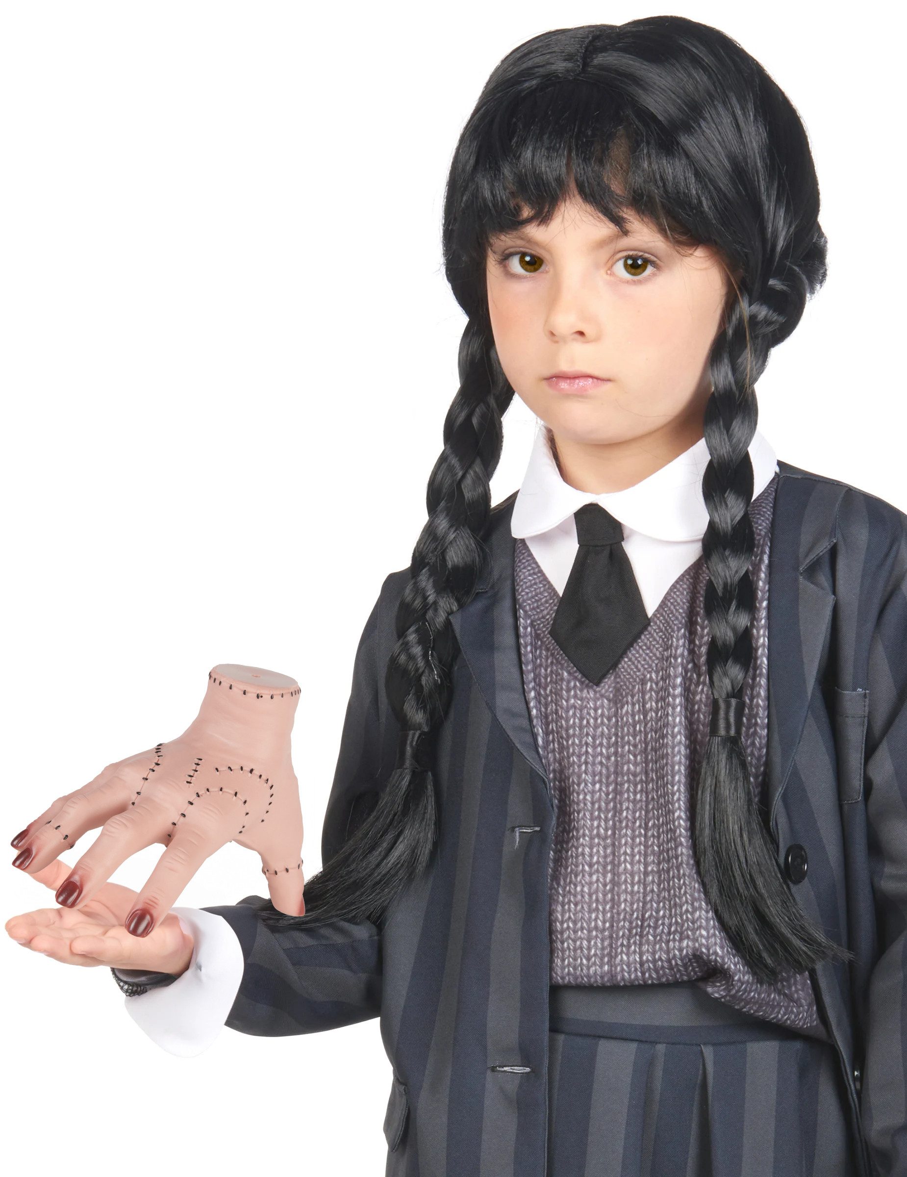 JADEO Kostüm Abgehackte Hand Tischdekoration Halloween Tischdeko
