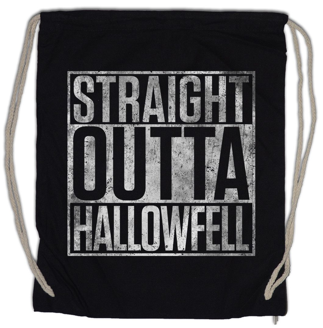 Urban Backwoods Turnbeutel Straight Outta Hallowfell Turnbeutel The Kingkiller Books Fantasy (1-tlg), Chronicle Kvothe Die Königsmörder