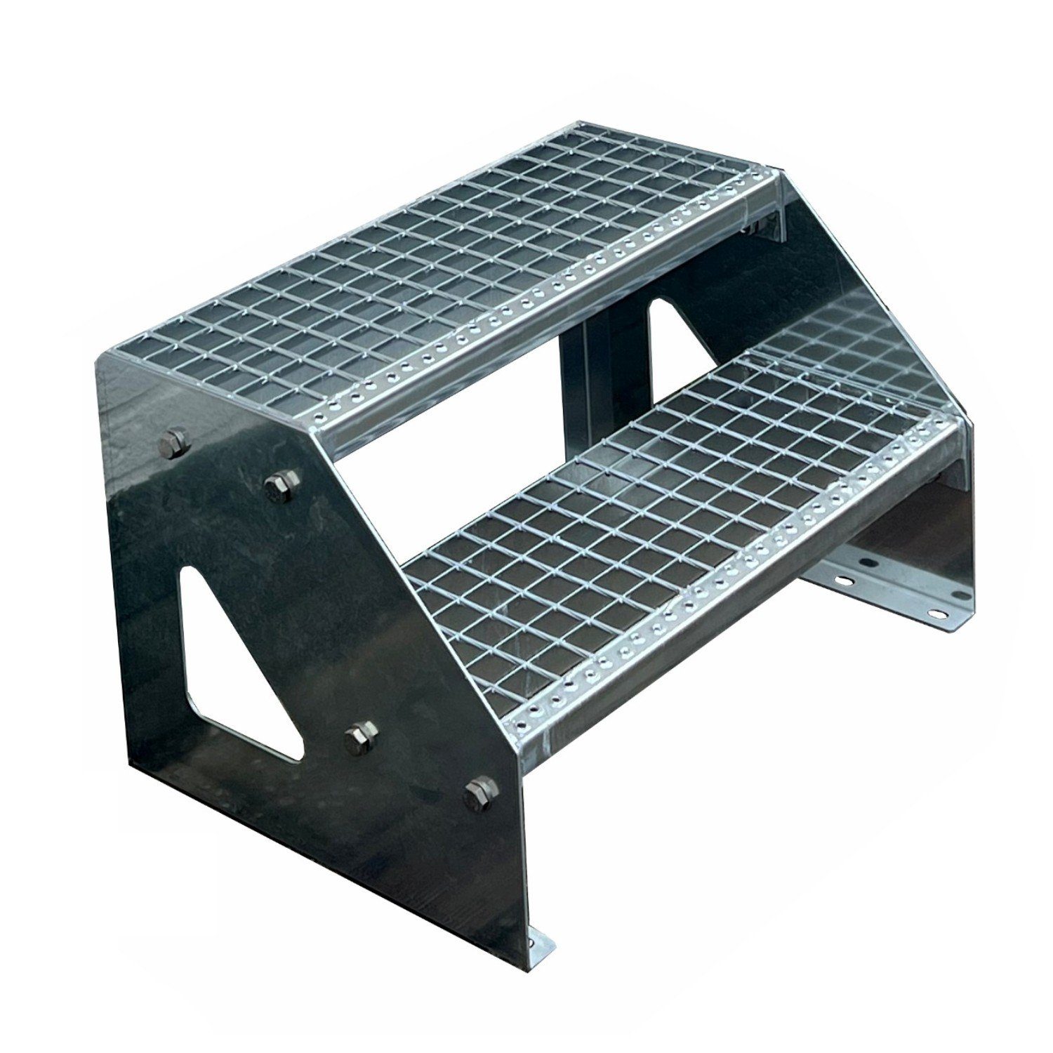 Kaminbau Mierzwa Außentreppe Premium Treppe Verzinkt günstig online kaufen