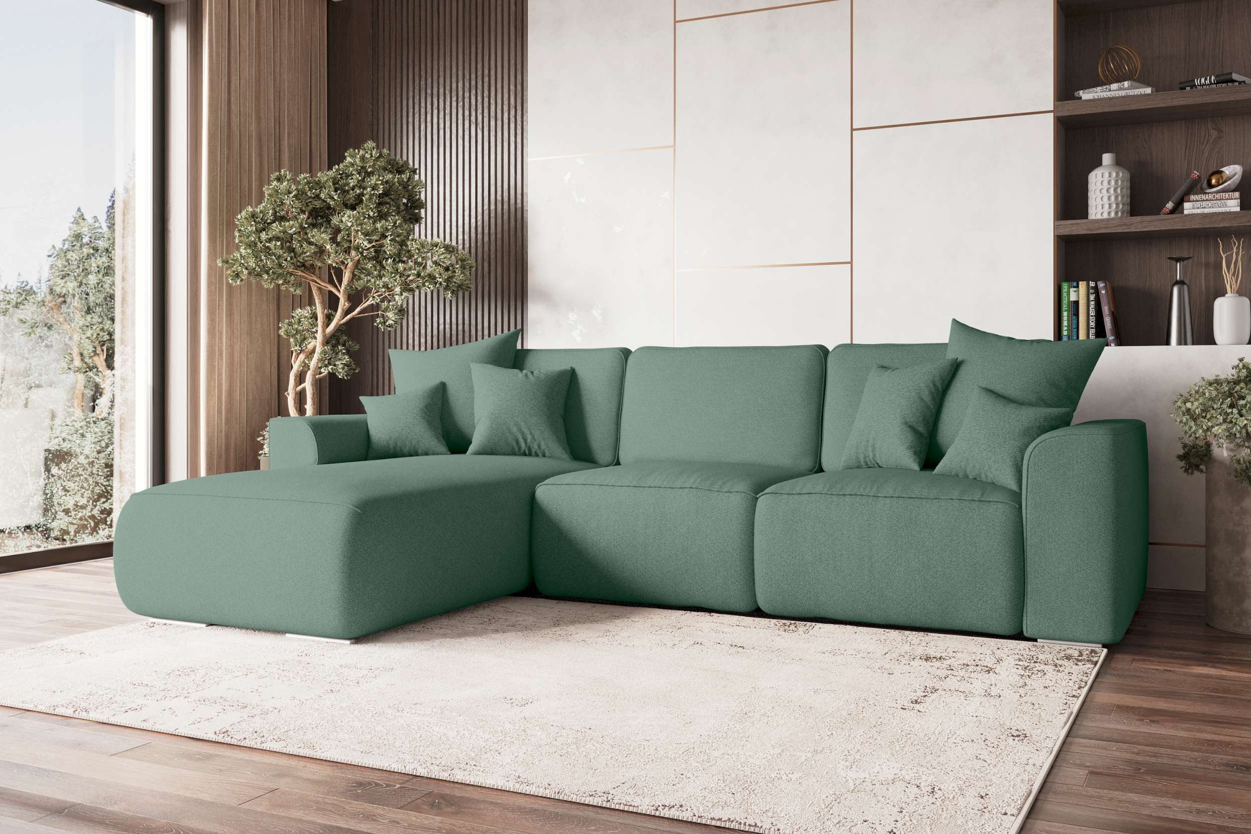 99rooms Ecksofa Gusto, Sofa L-Form, Eckcouch, mit abnehmbaren Kissen,Rundum günstig online kaufen