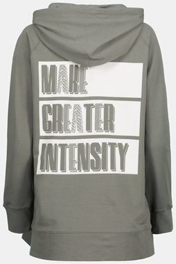 Gina Laura Sweatshirt Hoodie Schriftdruck Kapuze Sweatshirt Langarm