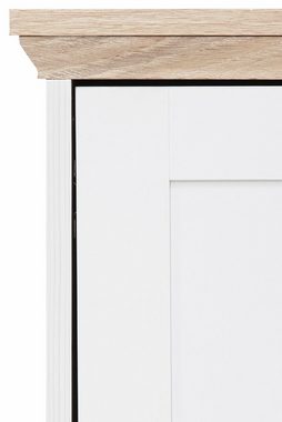 Home affaire Sideboard Nanna, mit einer Folien Oberfläche in Eiche-Optik, Breite 80 cm
