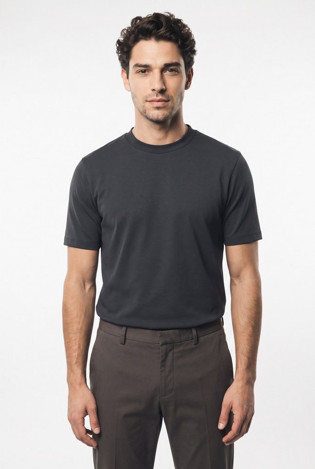 Strellson T-Shirt Flex Cross Shirt Pepe Regular Fit 100% merzerisierte Baumwolle, langlebig pflegeleicht