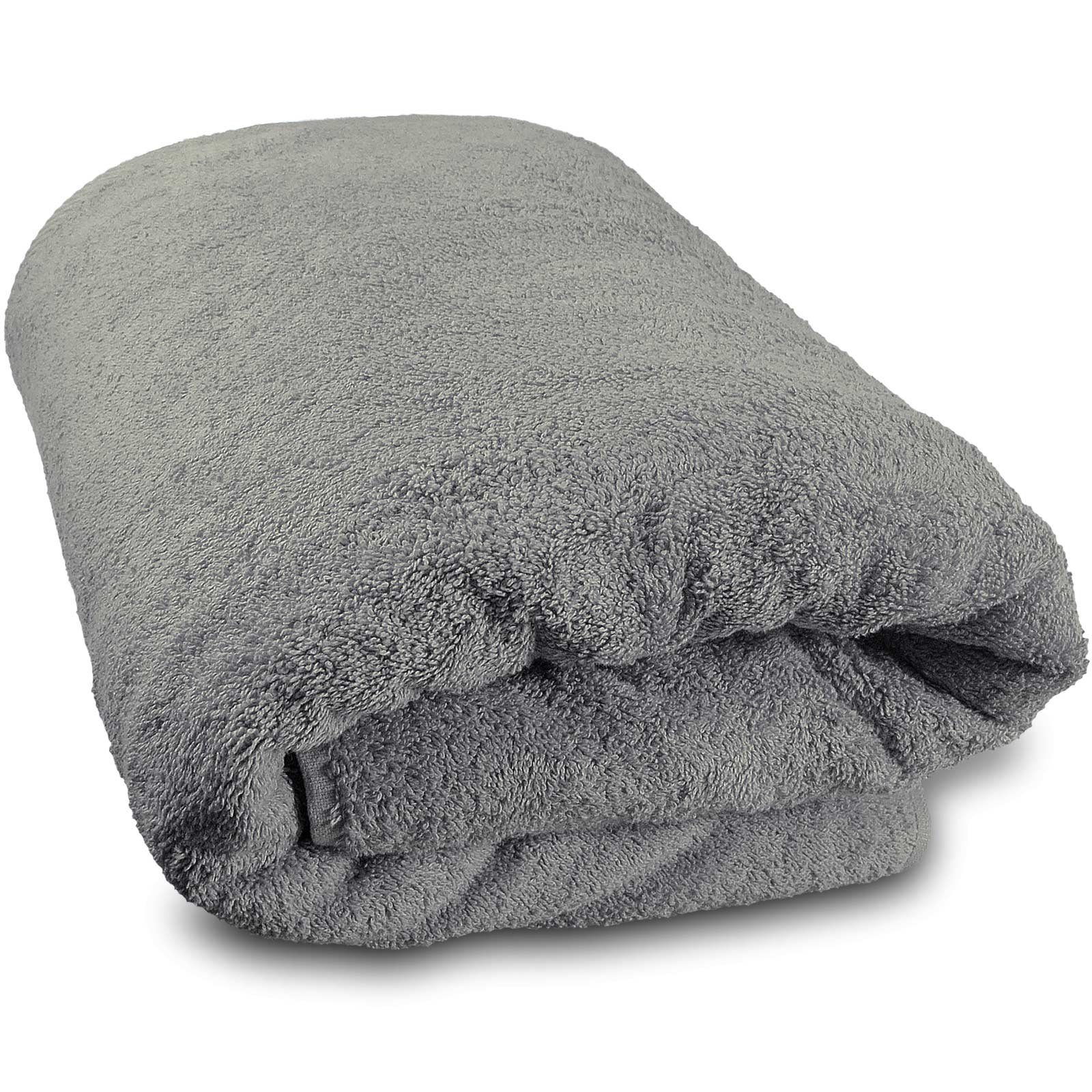 Lanudo Badetücher Lanudo® Saunahandtuch "Pure Line" 80x200 cm div. Farben, günstig online kaufen