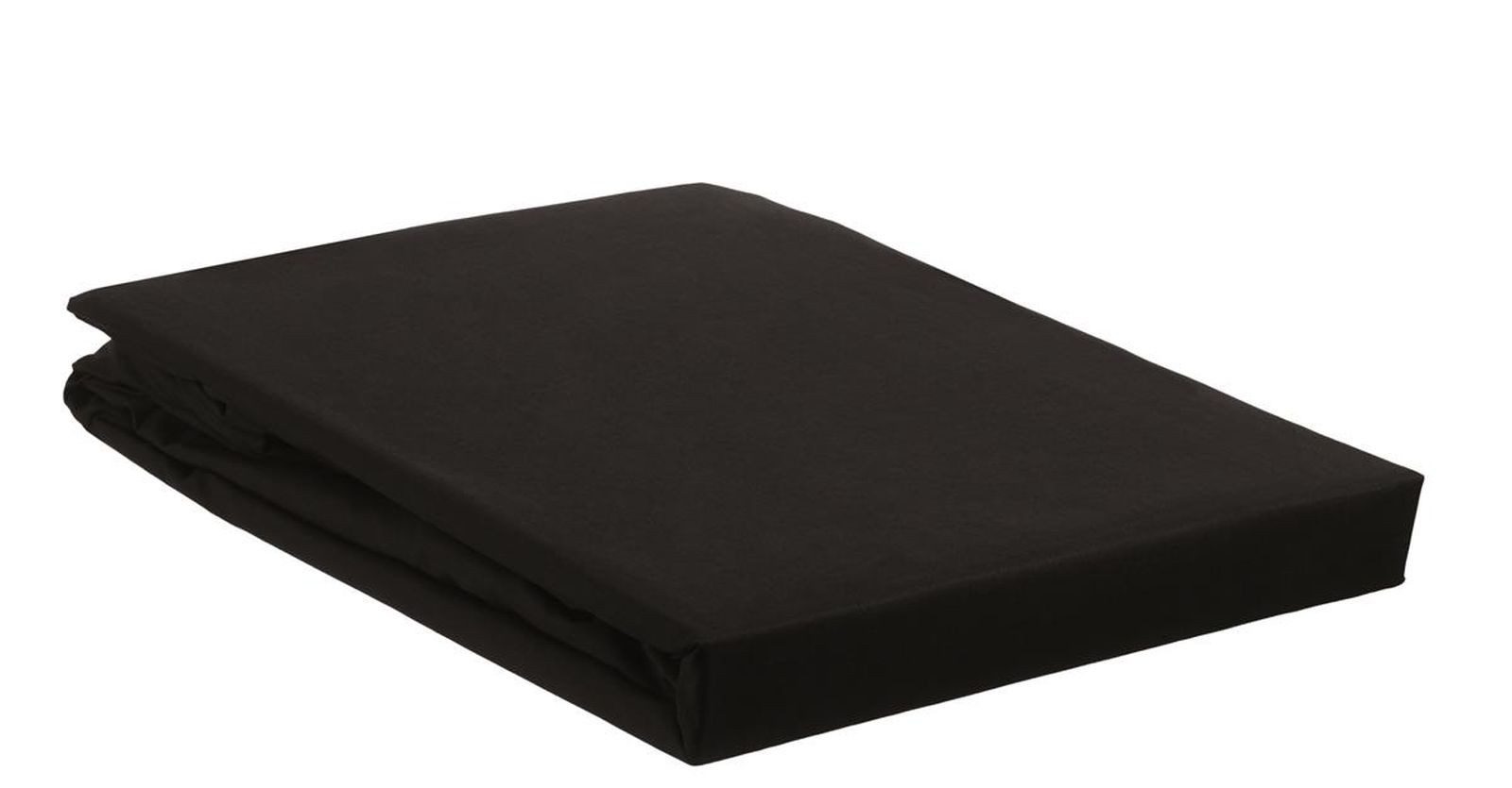 Beddinghouse Spannbettlaken BH Percale Cotton TD_Black_UV_UV_90x220 1 Topper-Spannbettlaken 90 x 2, Baumwolle, Gummizug: rundum Gummi, (1 Stück), Spannbettlaken Spannbetttuch mit Rundumgummi