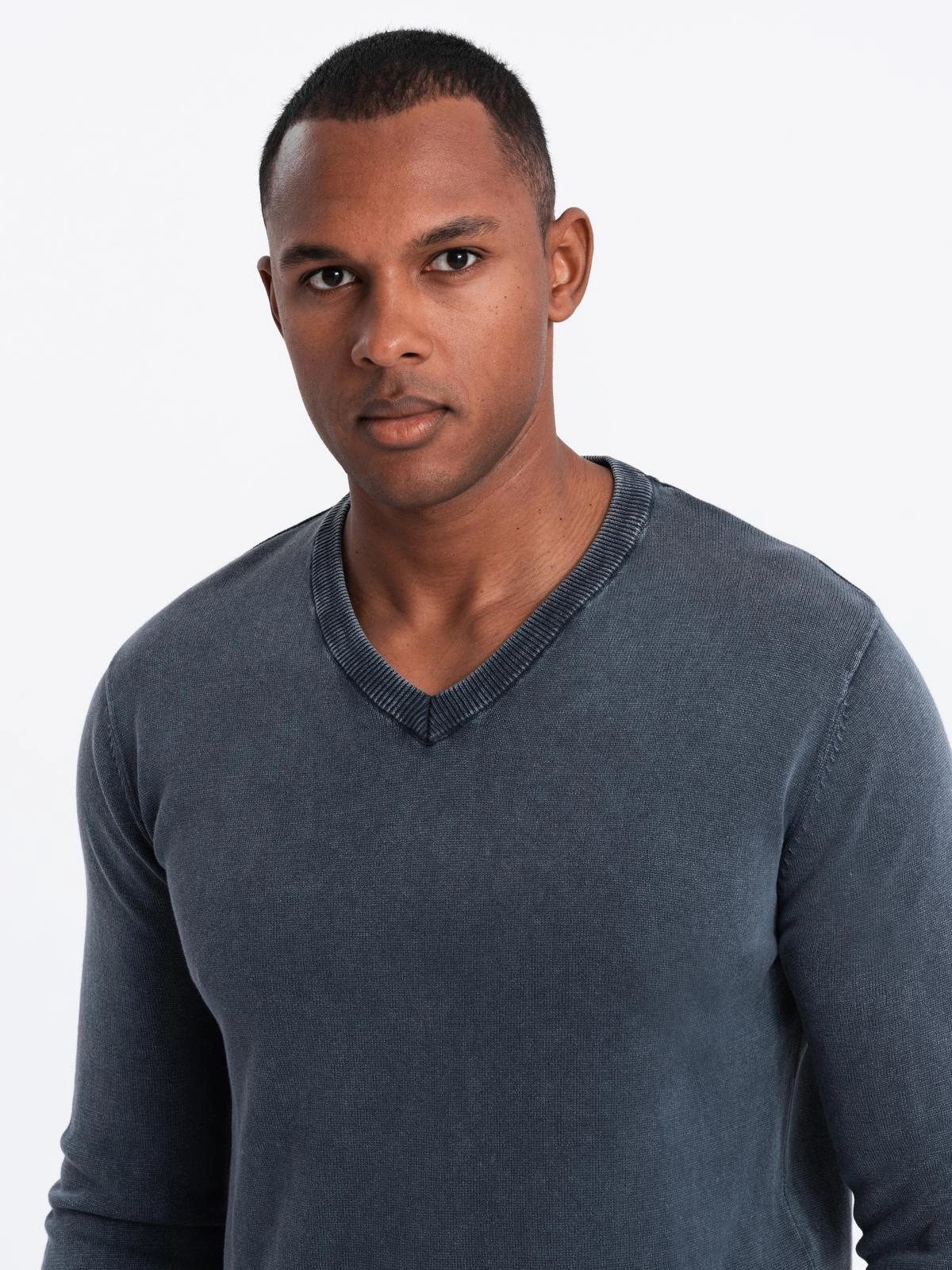 OMBRE V-Ausschnitt-Pullover Pullover für Männer mit günstig online kaufen