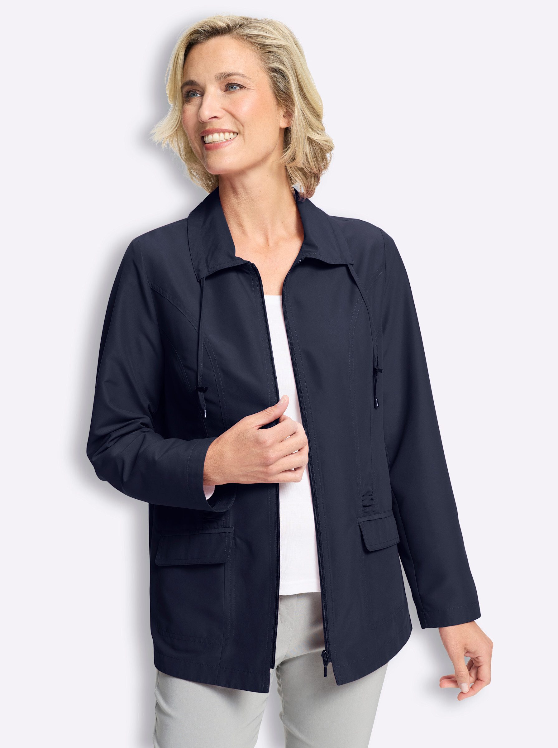 Sieh an! Allwetterjacke Jacke Langarm