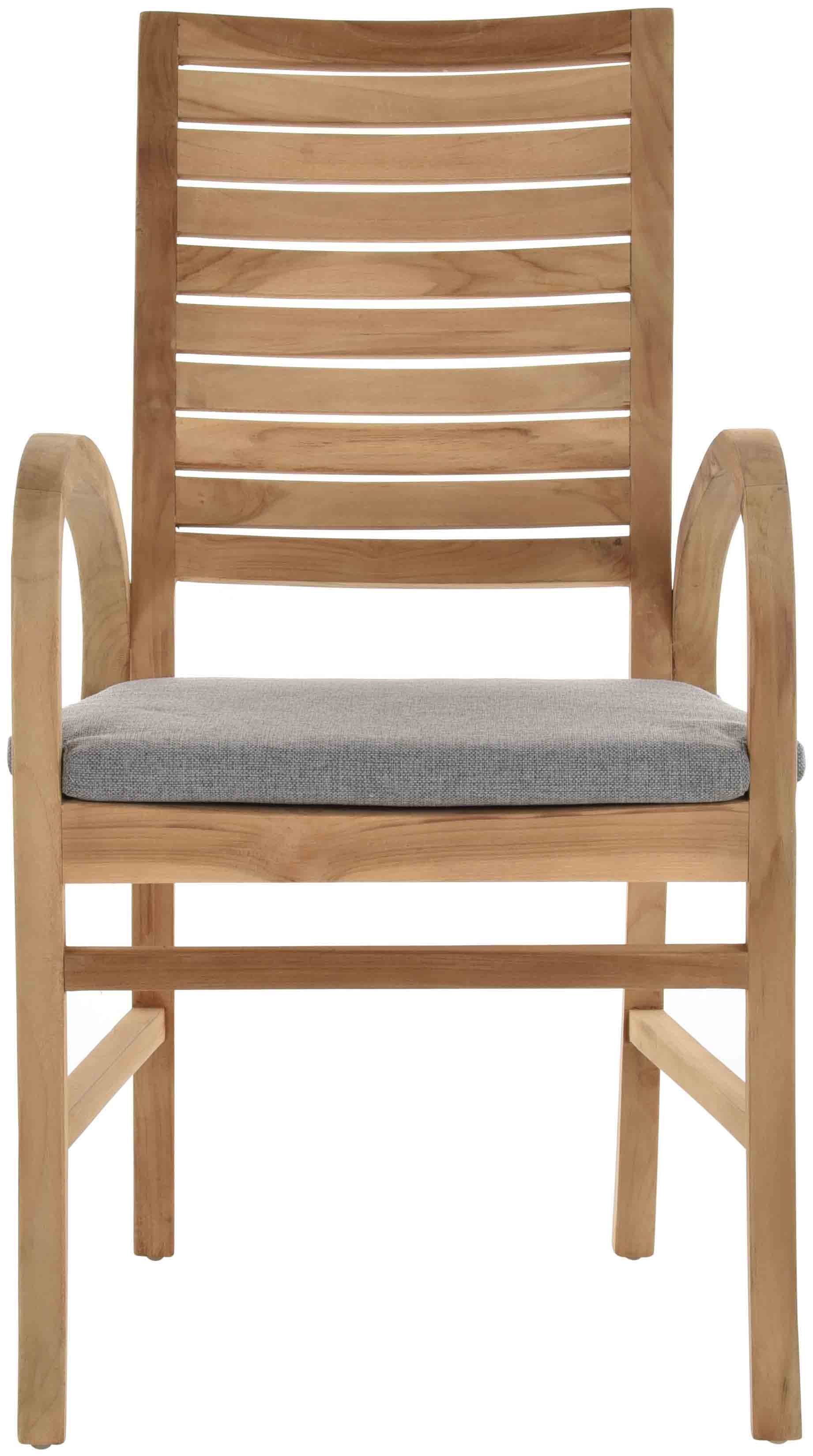 Krines Home Esszimmersessel Teakstuhl Holz Teak günstig online kaufen
