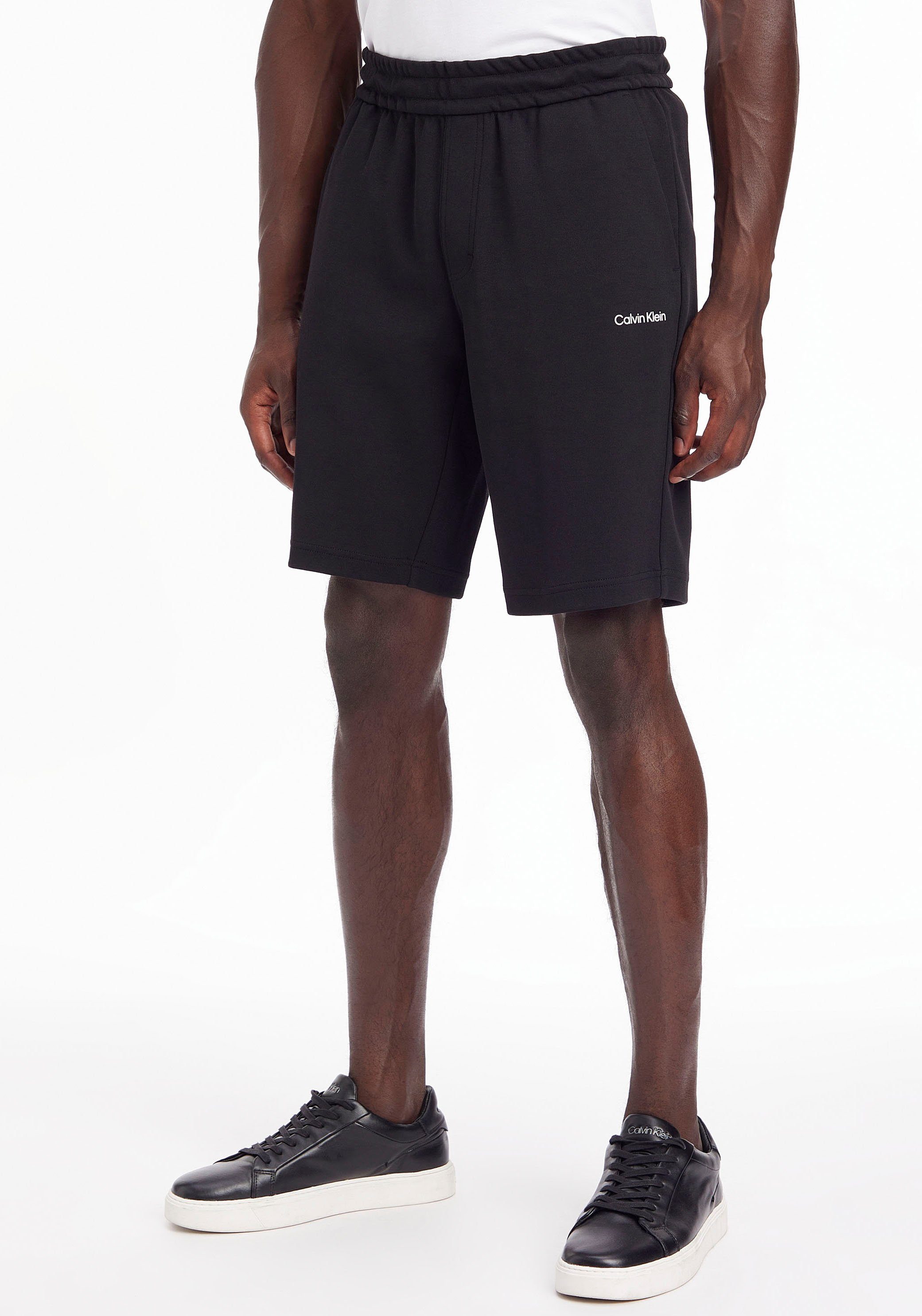Bermudas Calvin Joggpants-Style schwarz im Klein