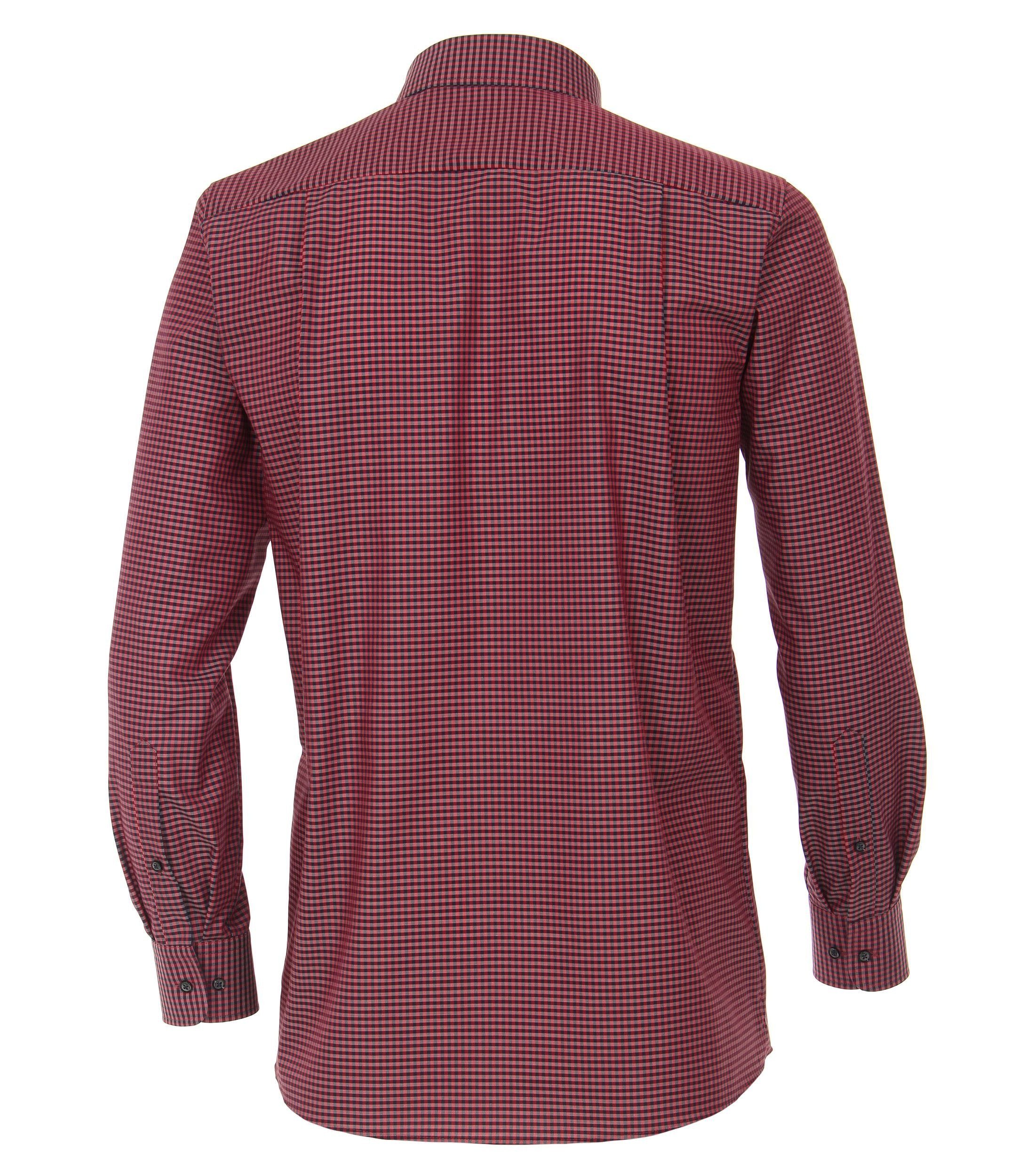Langarm Rot - Businesshemd rot - - Comfort - Vichykaro Businesshemd 400 Fit CASAMODA