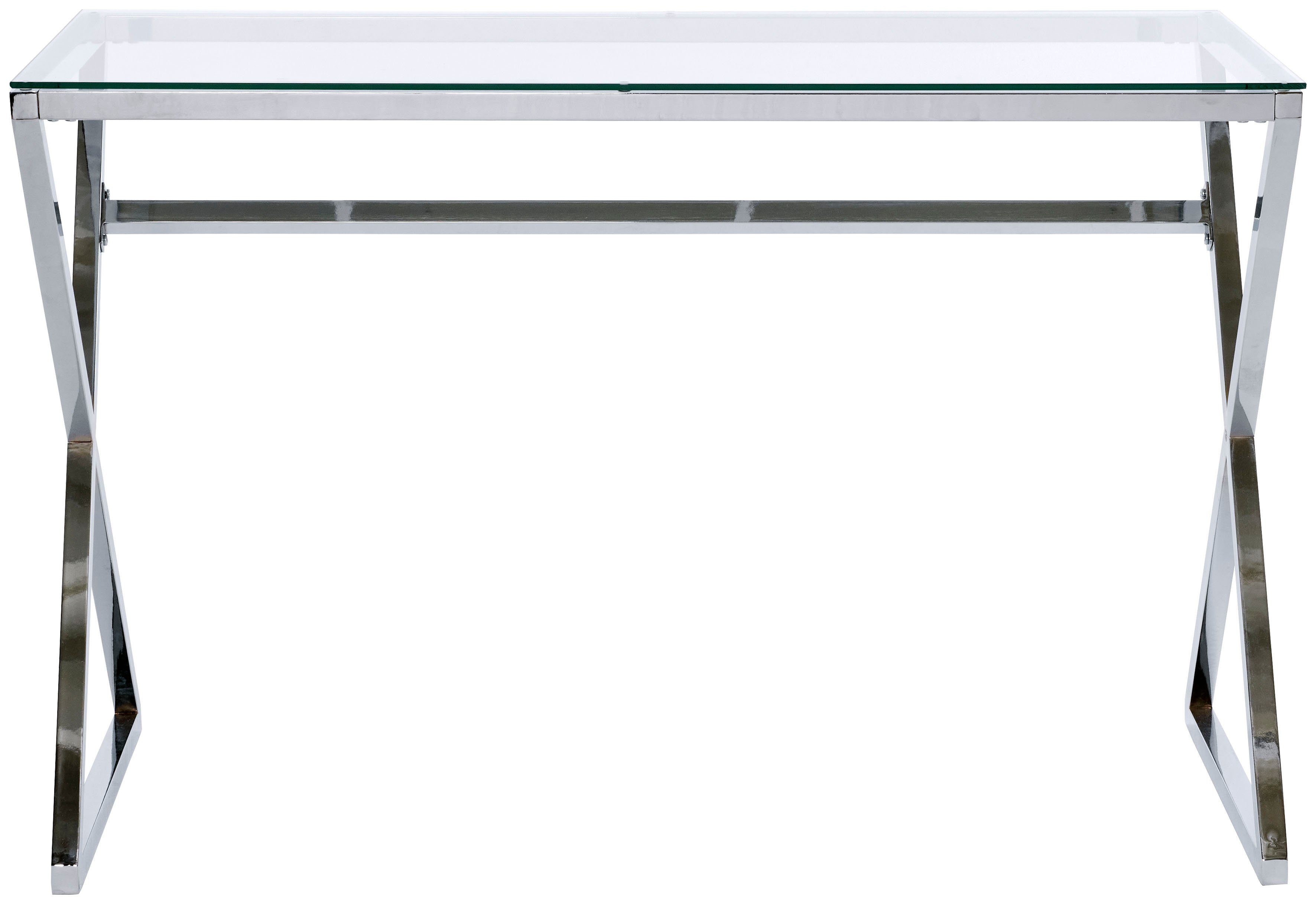 XTRA Oberplatte Schreib-, Schmink-, Schreibtisch Konsolentisch, (1-St), Jahnke ESG-Sicherheitsglas aus
